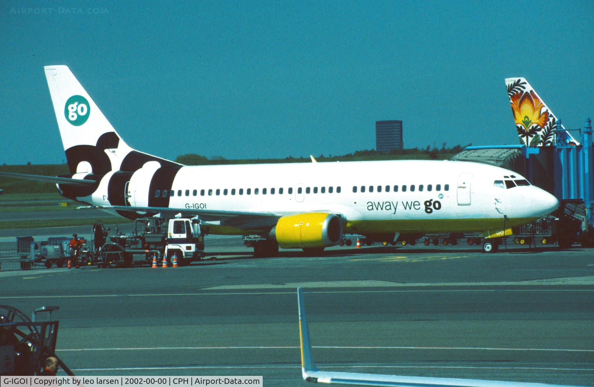 G-IGOI, 1989 Boeing 737-33A C/N 24092, Copenhagen 2002