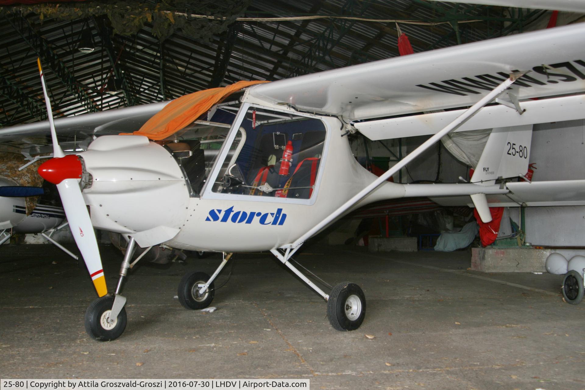 25-80, 1995 Fly Synthesis Storch C/N 052, LHDV - Dunaújváros-Kisapostag Airport, Hungary