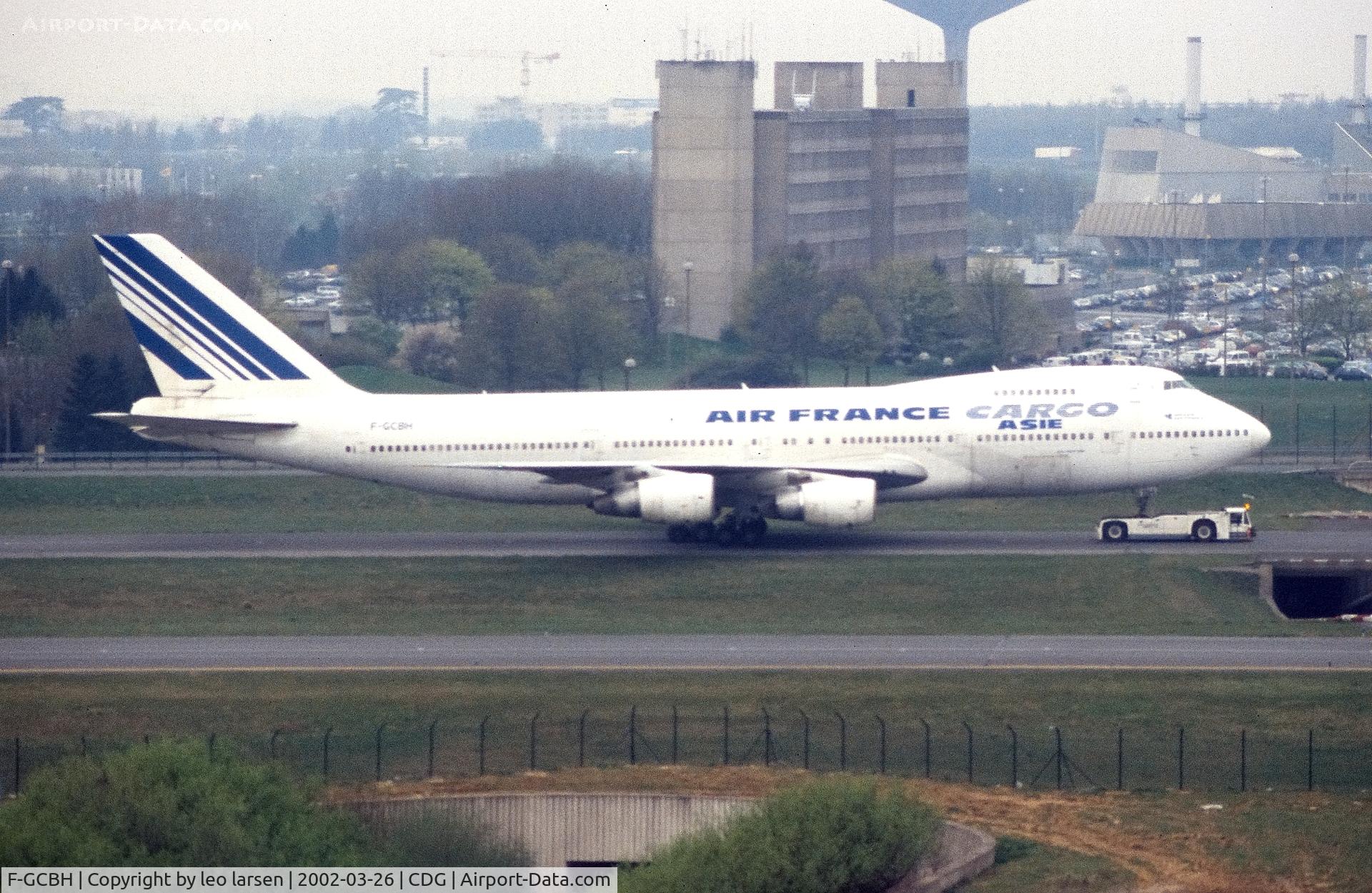 F-GCBH, 1986 Boeing 747-228BSF C/N 23611, Paris Charles de Gaulle 26.3.2002