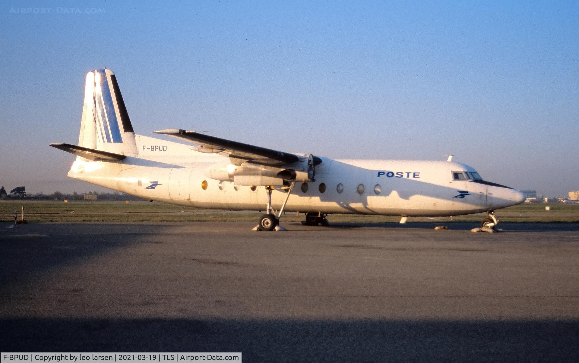 F-BPUD, 1968 Fokker F-27-500 Friendship C/N 10374, TLS Toulouse 27.3.2002