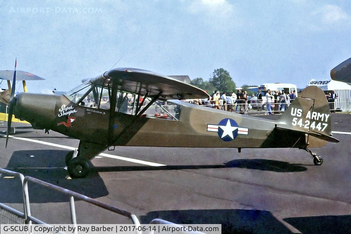 G-SCUB, 1954 Piper L-21B Super Cub (PA-18-135) C/N 18-3847, G-SCUB   (54-2447) Piper L-21B 135 Super Cub [18-3847] (Place & Date unknown)~G