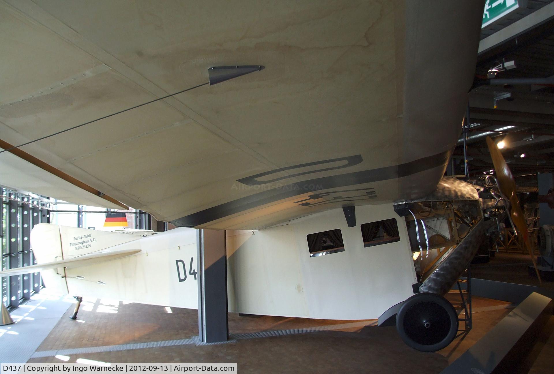 D437, 1924 Focke-Wulf A 16 Replica C/N Not found D437, Focke-Wulf A 16 replica at the DTM (Deutsches Technikmuseum), Berlin