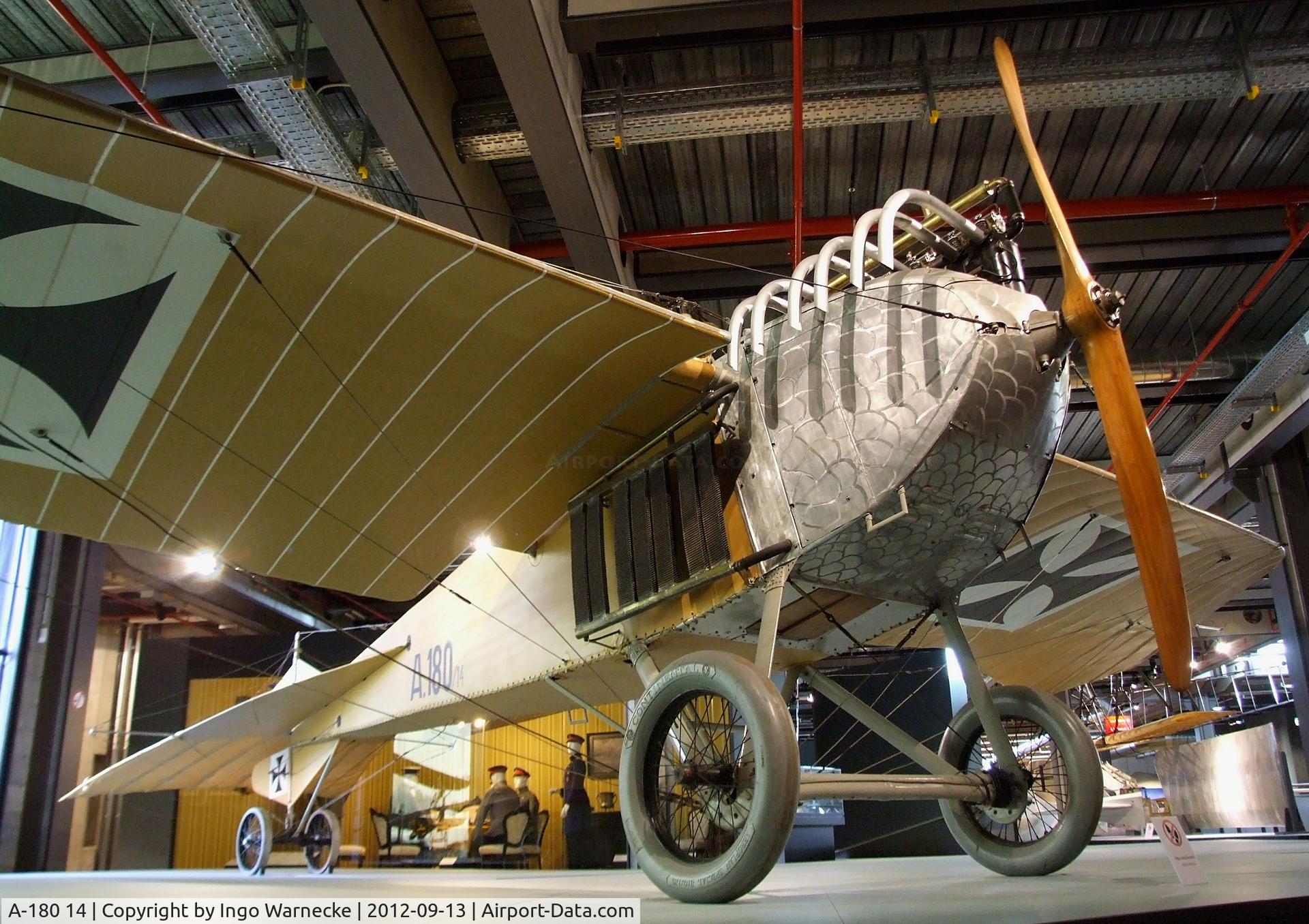 A-180 14, 1914 Jeannin Stahltaube C/N 76, Jeannin Stahltaube at the DTM (Deutsches Technikmuseum), Berlin