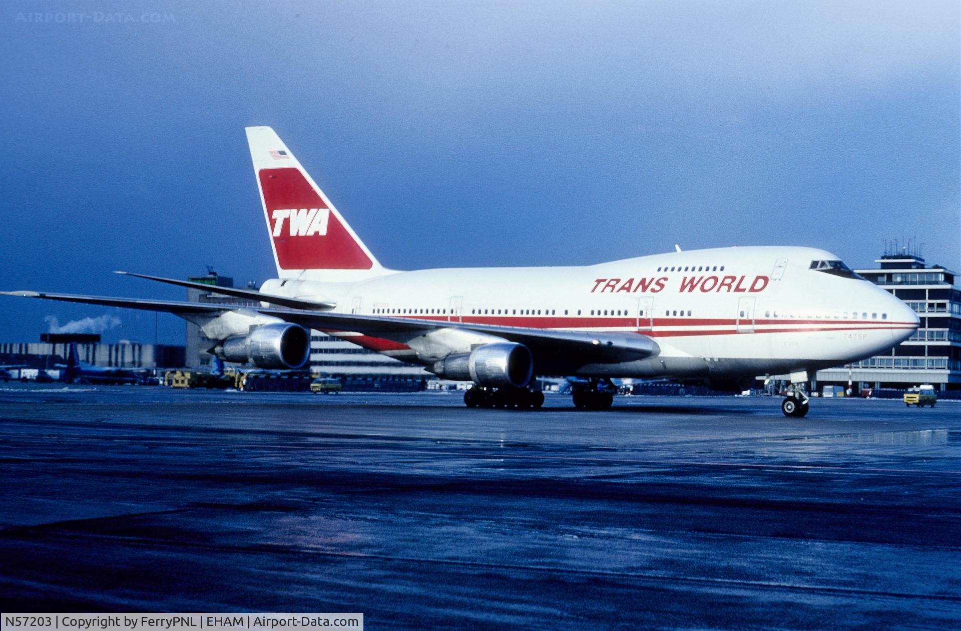 N57203, 1980 Boeing 747SP-31 C/N 21963, TWA B747SP ready for departure