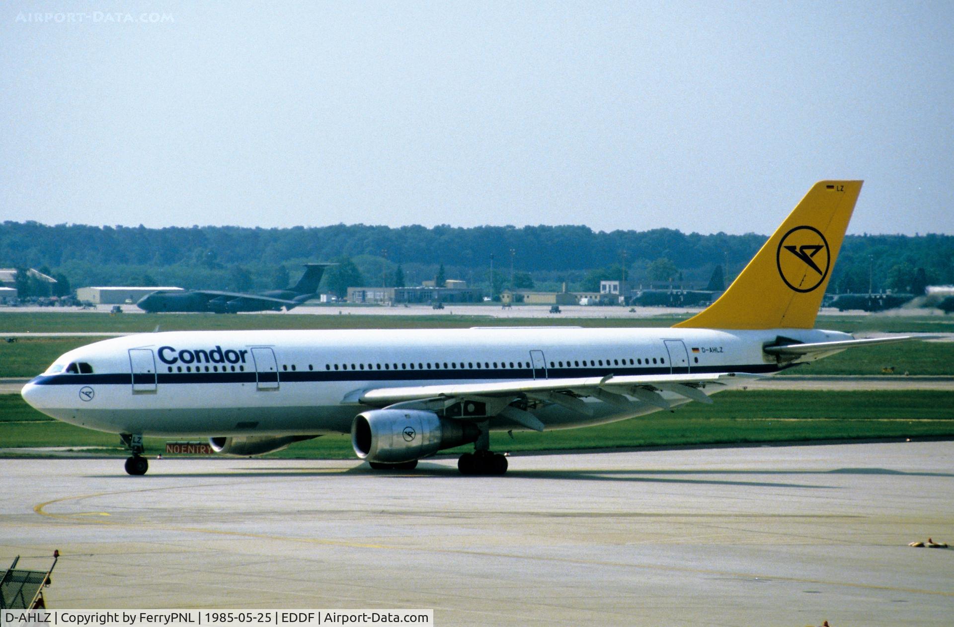 D-AHLZ, 1976 Airbus A300B4-103 C/N 025, Condor operating this Hapag-Llyoyd A300