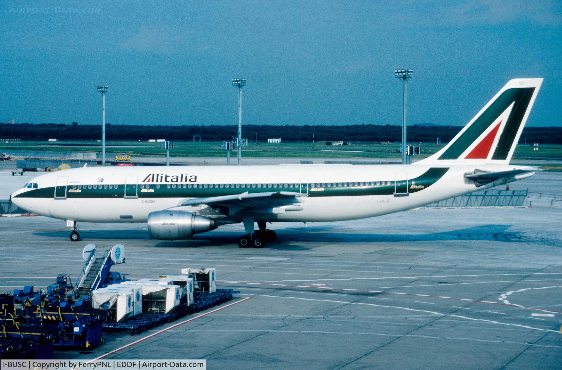 I-BUSC, 1980 Airbus A300B4-203 C/N 106, Alitalia A300