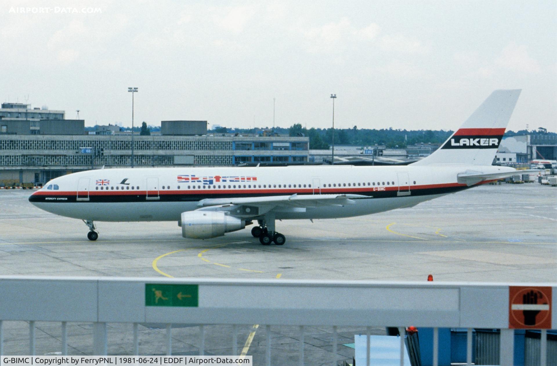 G-BIMC, 1981 Airbus A300B4-203 C/N 144, Laker Skytrain A300