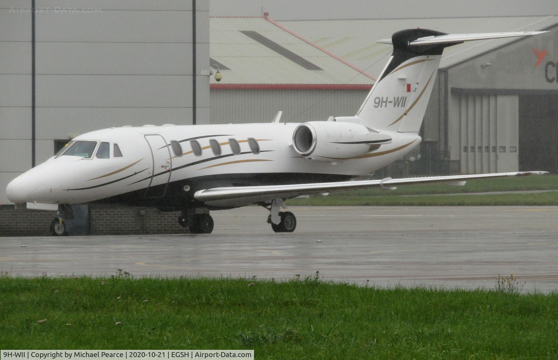 9H-WII, 1998 Cessna 650 Citation VII C/N 650-7090, Visiting SaxonAir from Nice (NCE).