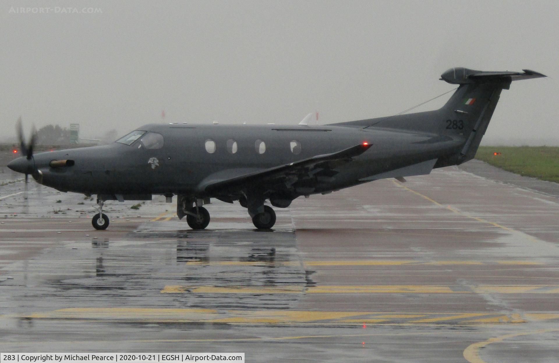 283, 2018 Pilatus PC-12NG Spectre C/N 1844, Arriving at SaxonAir from Helsinki (HEL) for refuel.