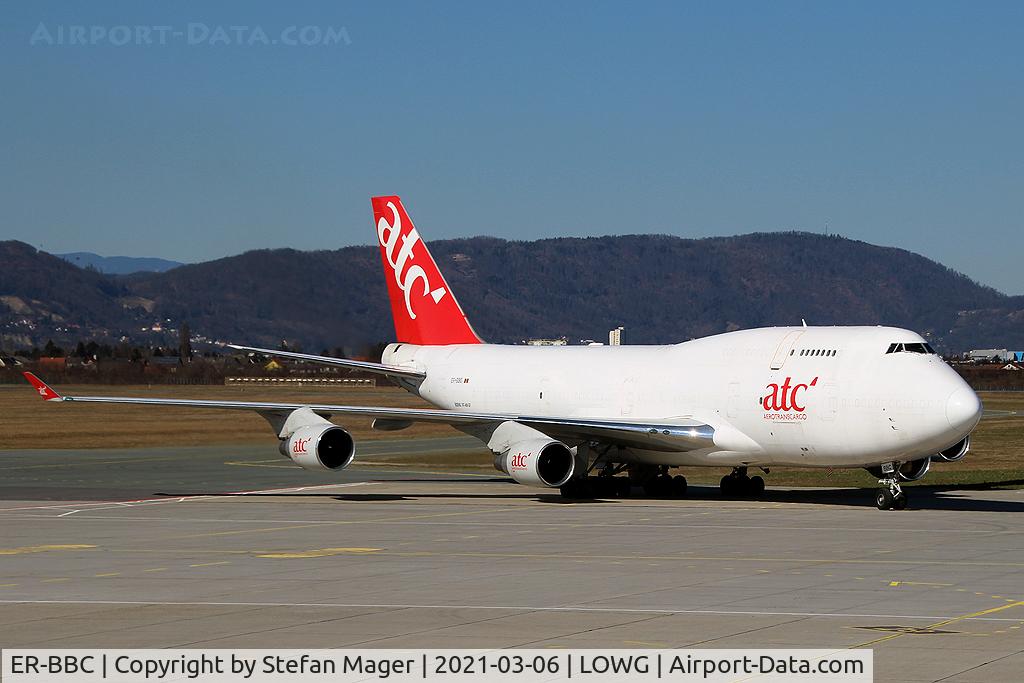 ER-BBC, 1991 Boeing 747-433 /BDSF C/N 24998, Aerotranscargo B747-400 @GRZ