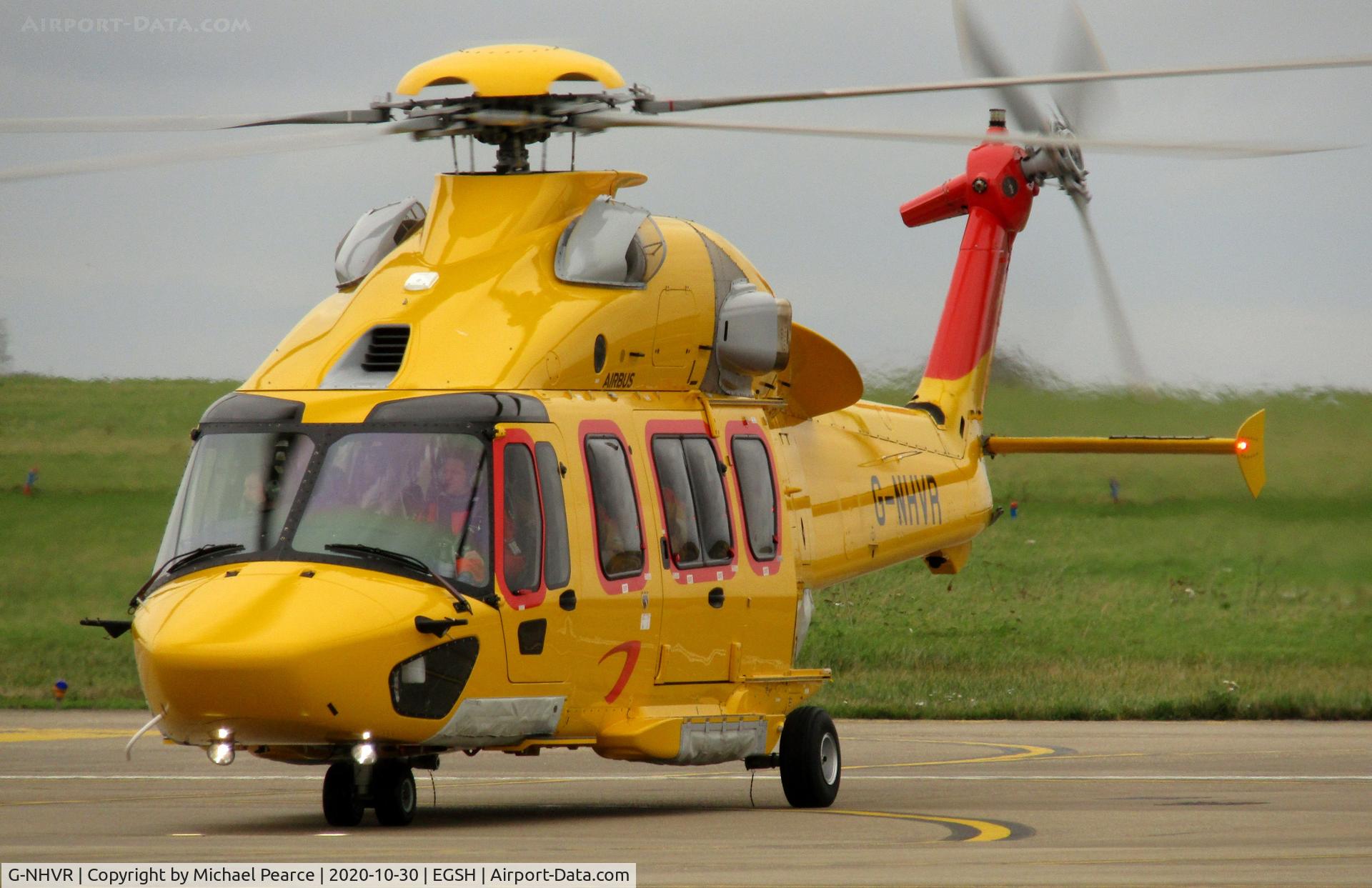 G-NHVR, 2018 Airbus Helicopters EC-175B C/N 5033, Arriving at SaxonAir from a North Sea gas platform.