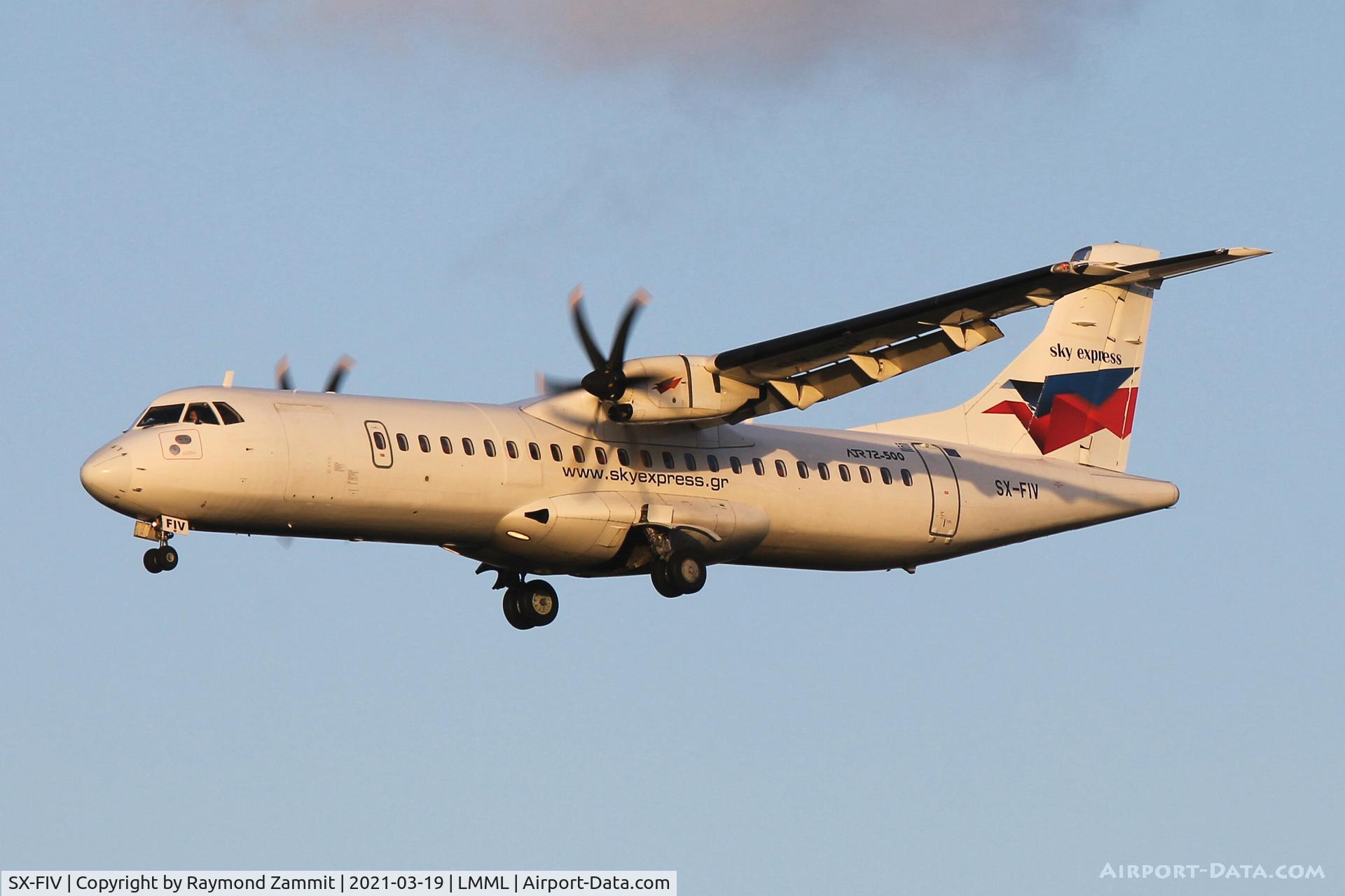 SX-FIV, 1999 ATR 72-212A C/N 590, ATR-72 SX-FIV SKY Express