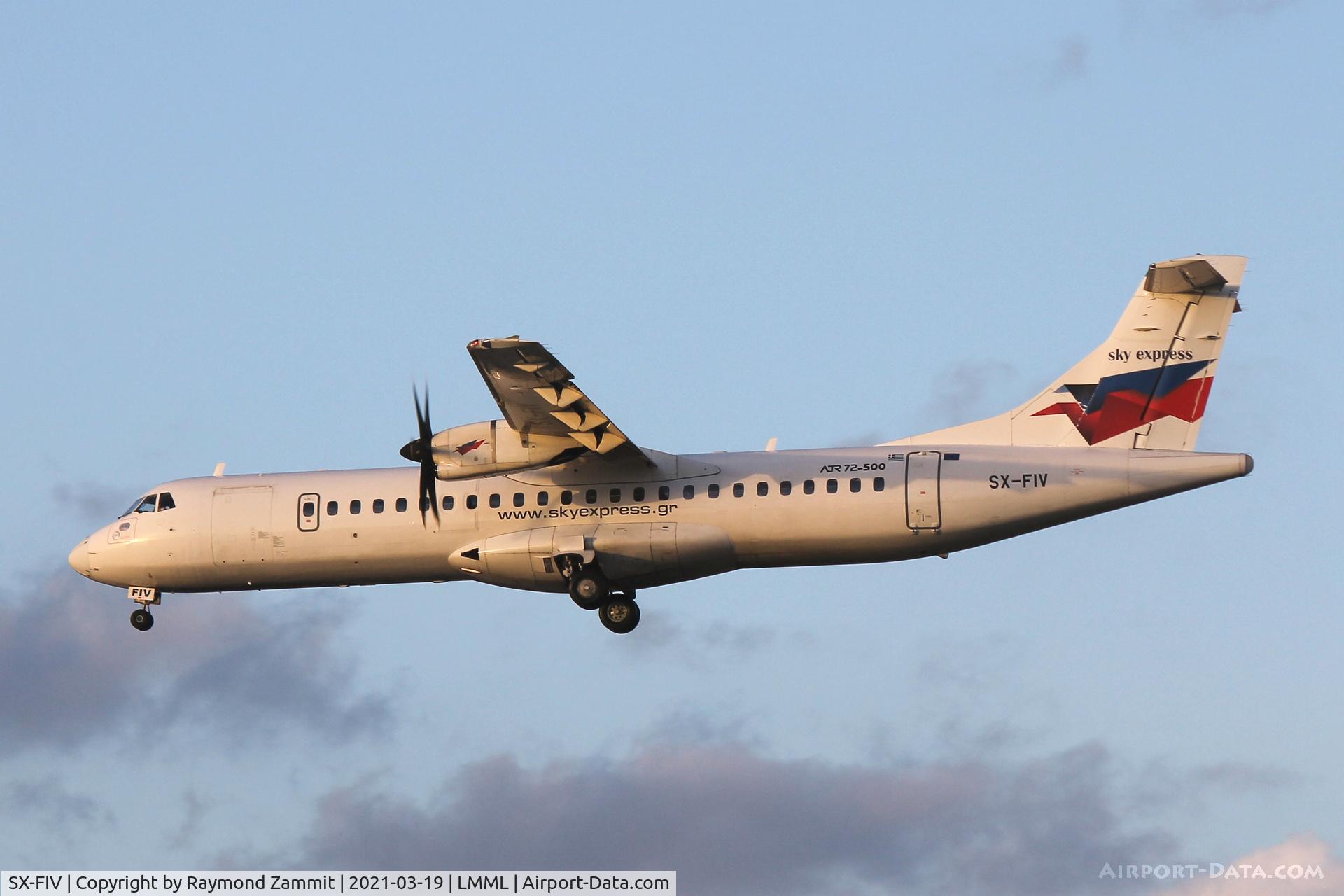 SX-FIV, 1999 ATR 72-212A C/N 590, ATR-72 SX-FIV Sky Express