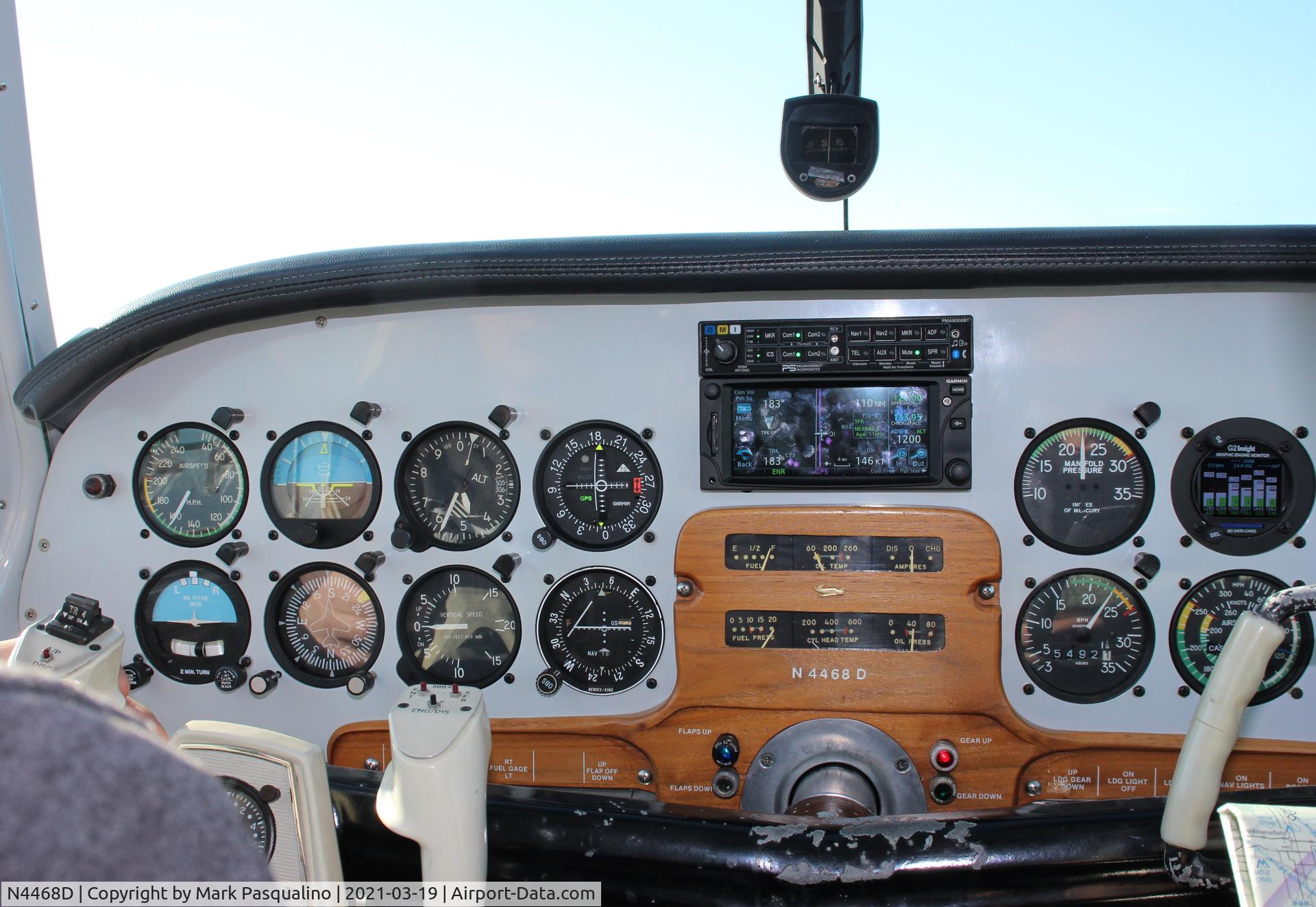N4468D, 1956 Beech G35 Bonanza C/N D-4582, Beech G35
