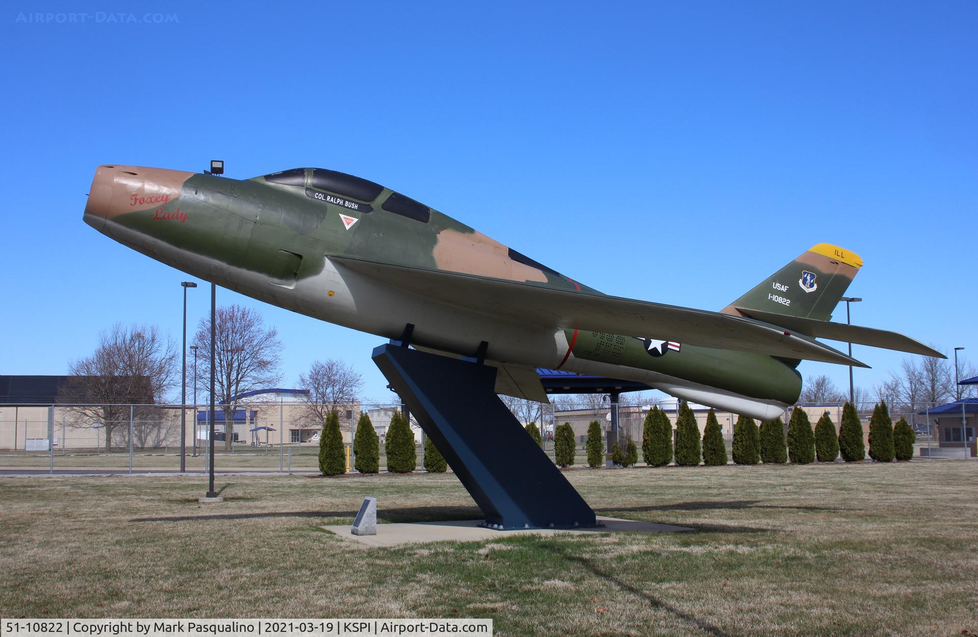 51-10822, 1951 Republic F-84G Thunderjet C/N 2542-1275B, Republic F-84G