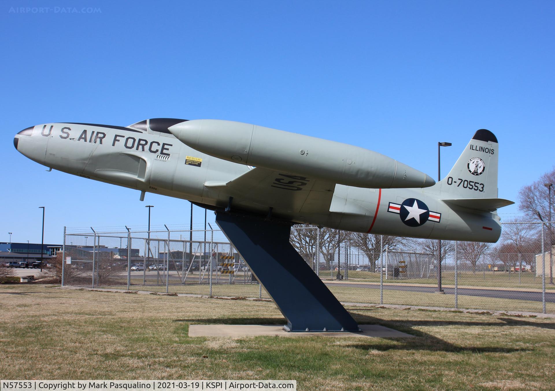 N57553, 1953 Lockheed T-33A-5-LO C/N 580-1282, Lockheed T-33A