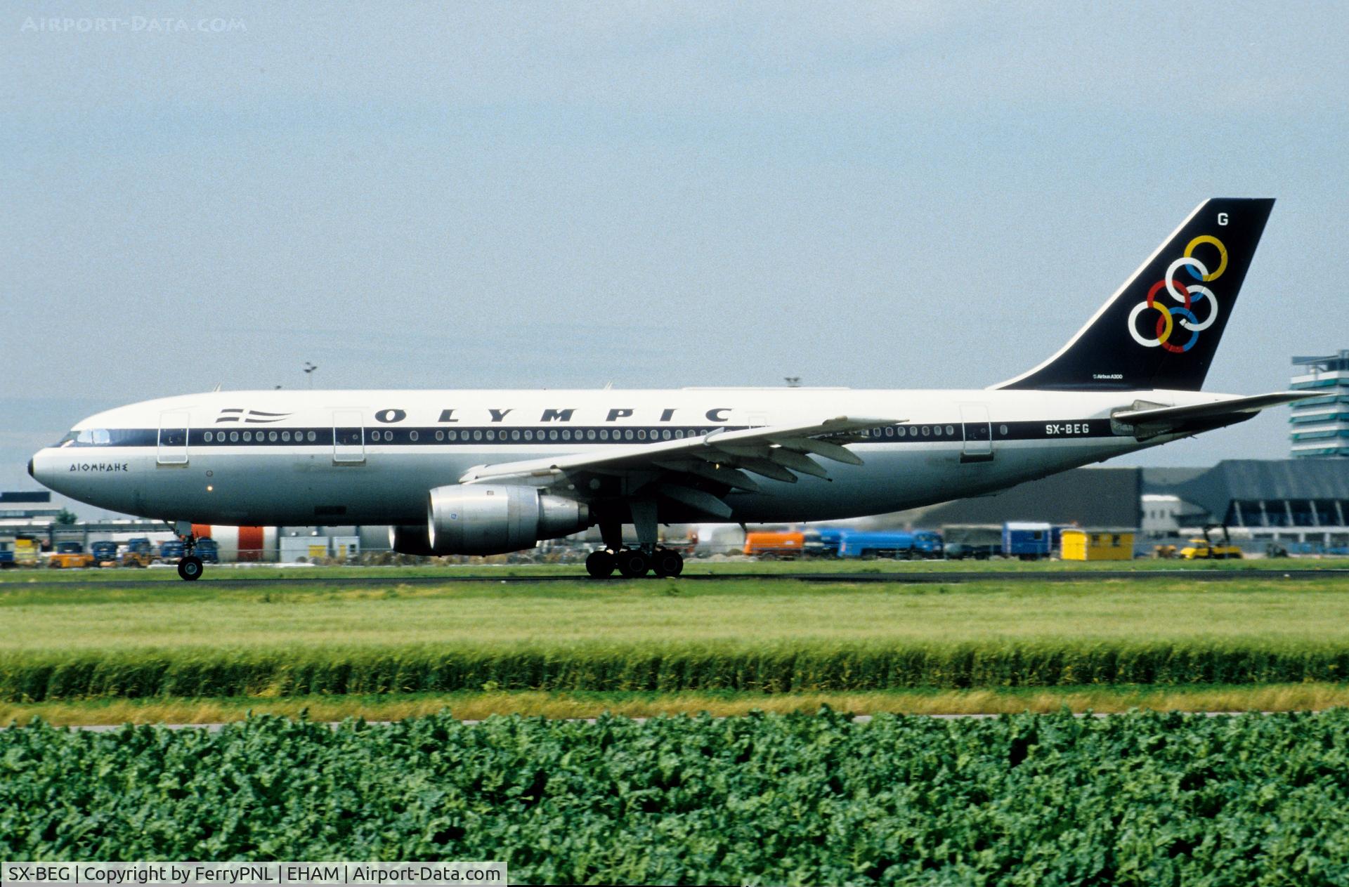 SX-BEG, 1981 Airbus A300B4-103(F) C/N 0148, Departure of Olympic A300