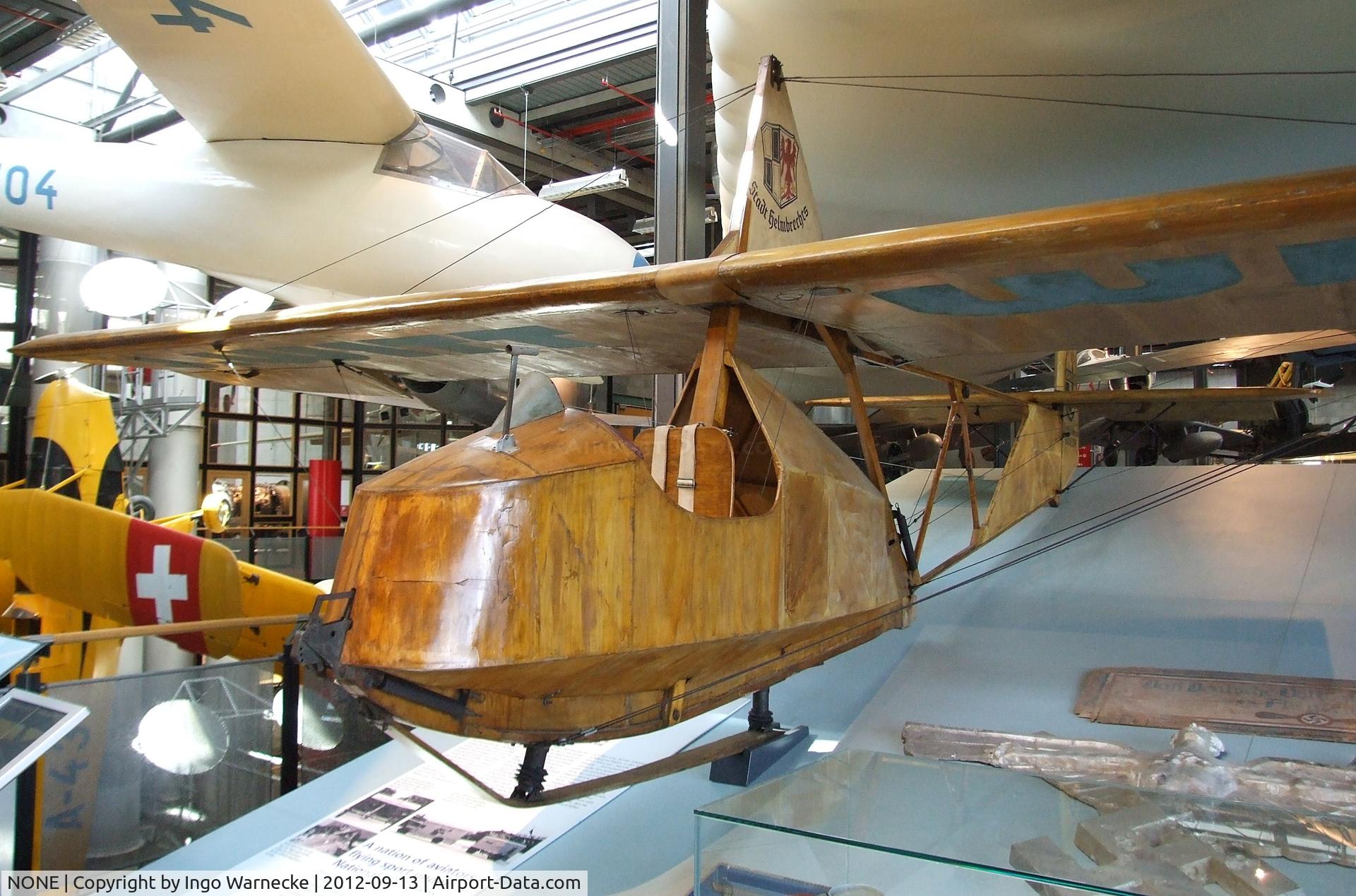 NONE, Schneider DFS 108-14 SG-38 Schulgleiter C/N unknown, Schneider DFS 108-14 SG-38 Schulgleiter at the DTM (Deutsches Technikmuseum), Berlin