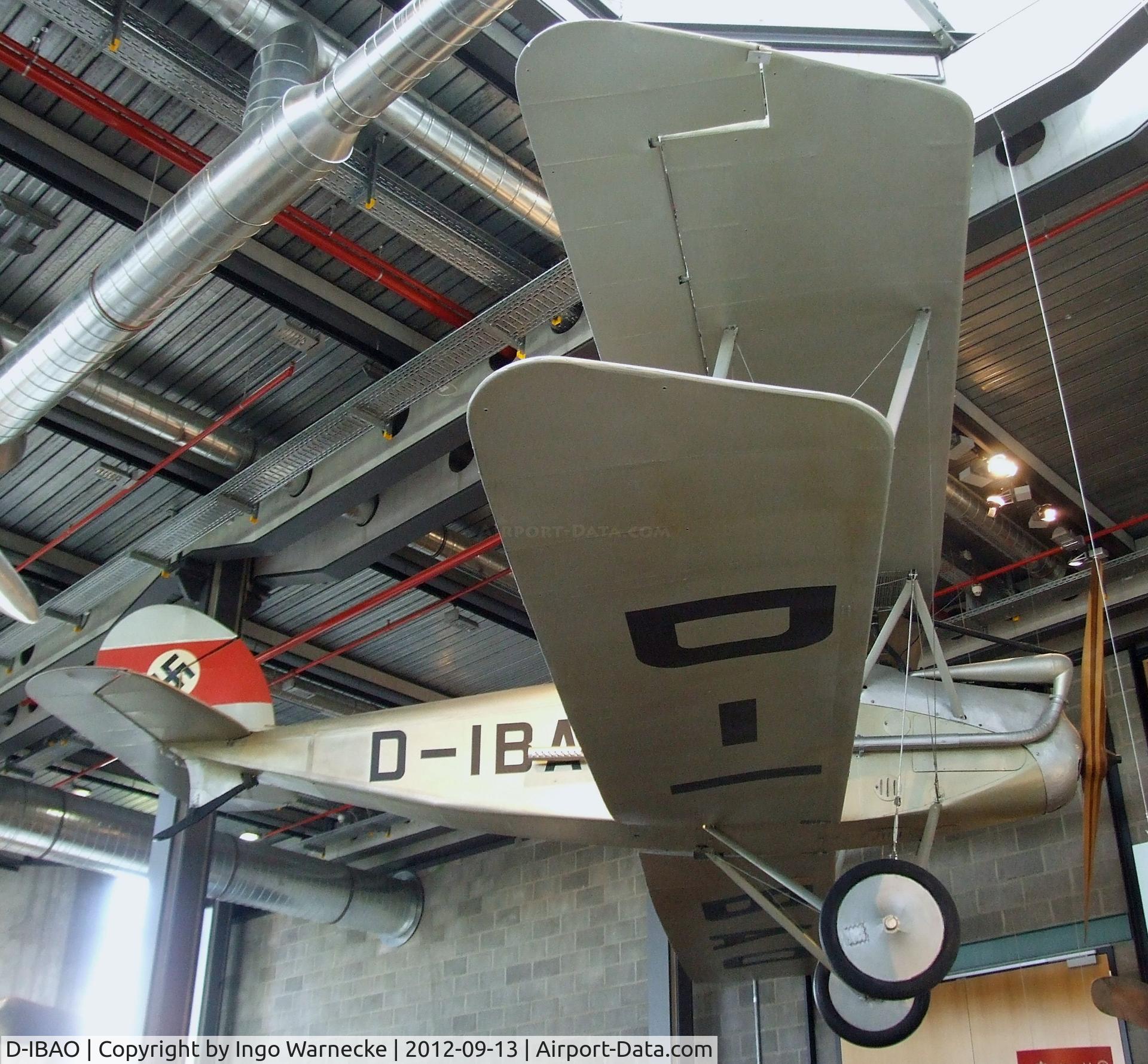 D-IBAO, Halberstadt CL.IV C/N 4205, Halberstadt CL IV civil conversion at the DTM (Deutsches Technikmuseum), Berlin