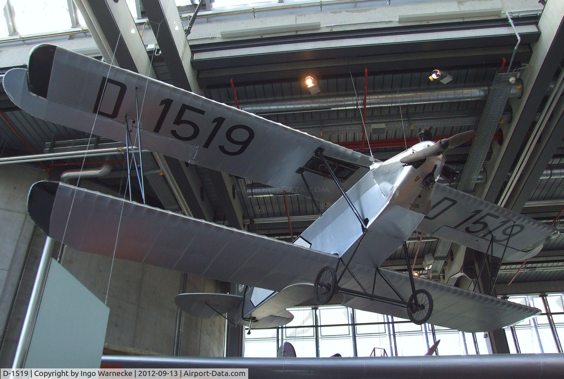 D-1519, Raab-Katzenstein RK-9 Grasmücke C/N 353, Raab-Katzenstein RK-9 Grasmücke at the DTM (Deutsches Technikmuseum), Berlin