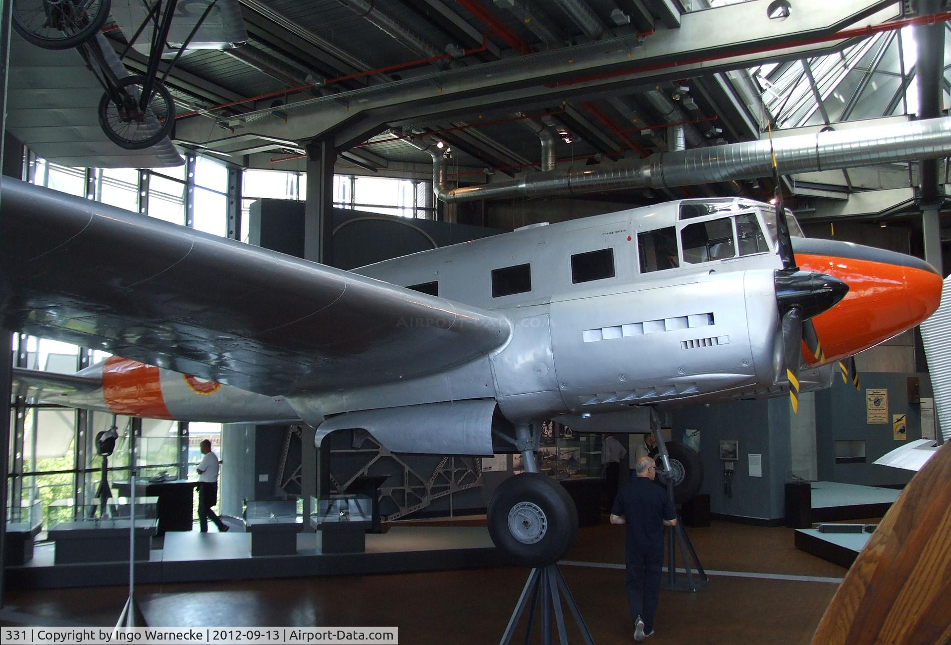 331, Nord NC-702 Martinet C/N 331, SNCAC Nord NC.702 Martinet (Siebel Si 204A built after WW II in France with Renault 12S engines) at the DTM (Deutsches Technikmuseum), Berlin