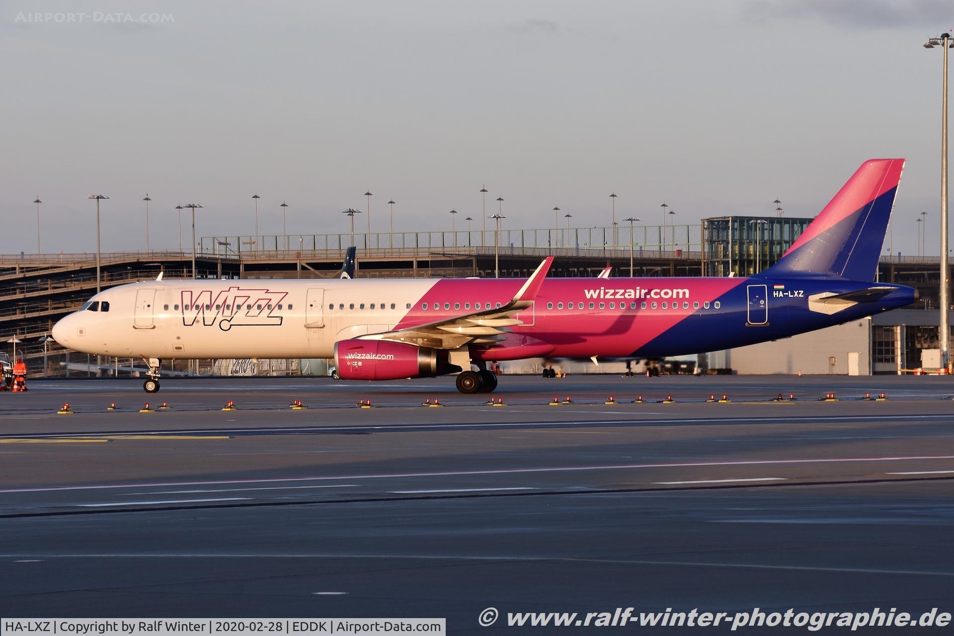 HA-LXZ, 2018 Airbus A321-231 C/N 8174, Airbus A321-231(W) - W6 WZZ Wizz Air - 8174 - HA-LXZ - 28.02.2020 - CGN