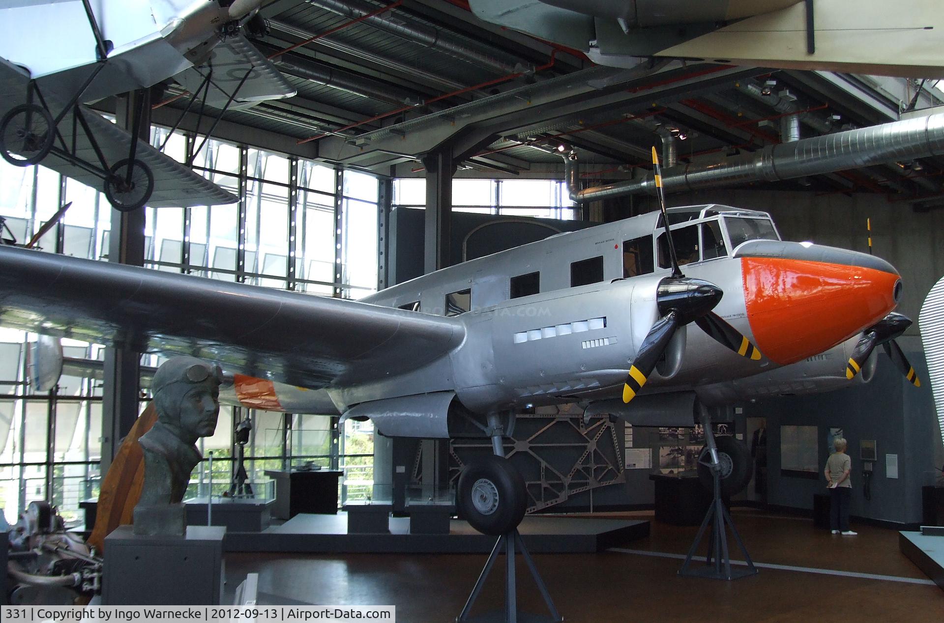331, Nord NC-702 Martinet C/N 331, SNCAC Nord NC.702 Martinet (Siebel Si 204A built after WW II in France with Renault 12S engines) at the DTM (Deutsches Technikmuseum), Berlin
