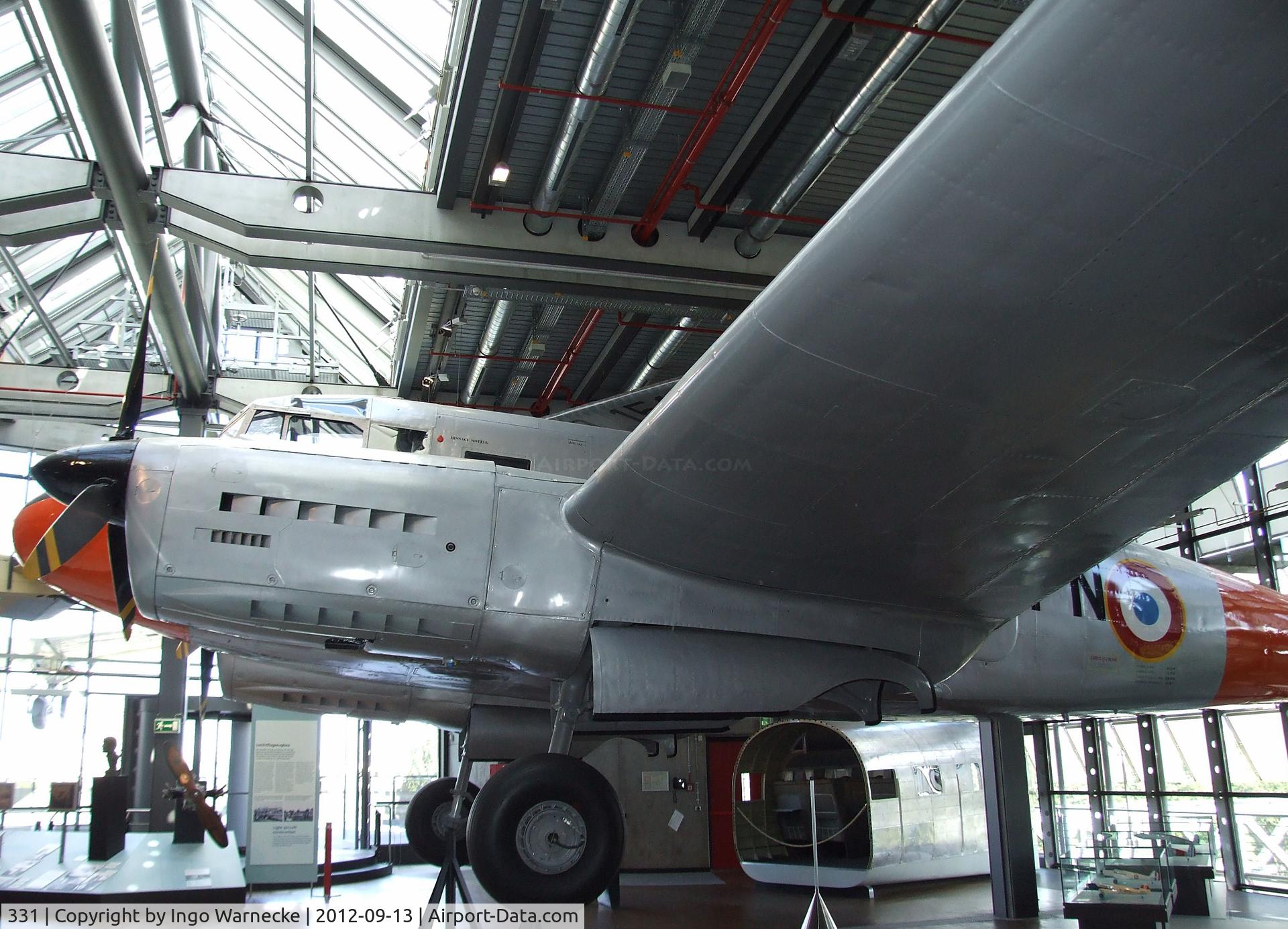 331, Nord NC-702 Martinet C/N 331, SNCAC Nord NC.702 Martinet (Siebel Si 204A built after WW II in France with Renault 12S engines) at the DTM (Deutsches Technikmuseum), Berlin
