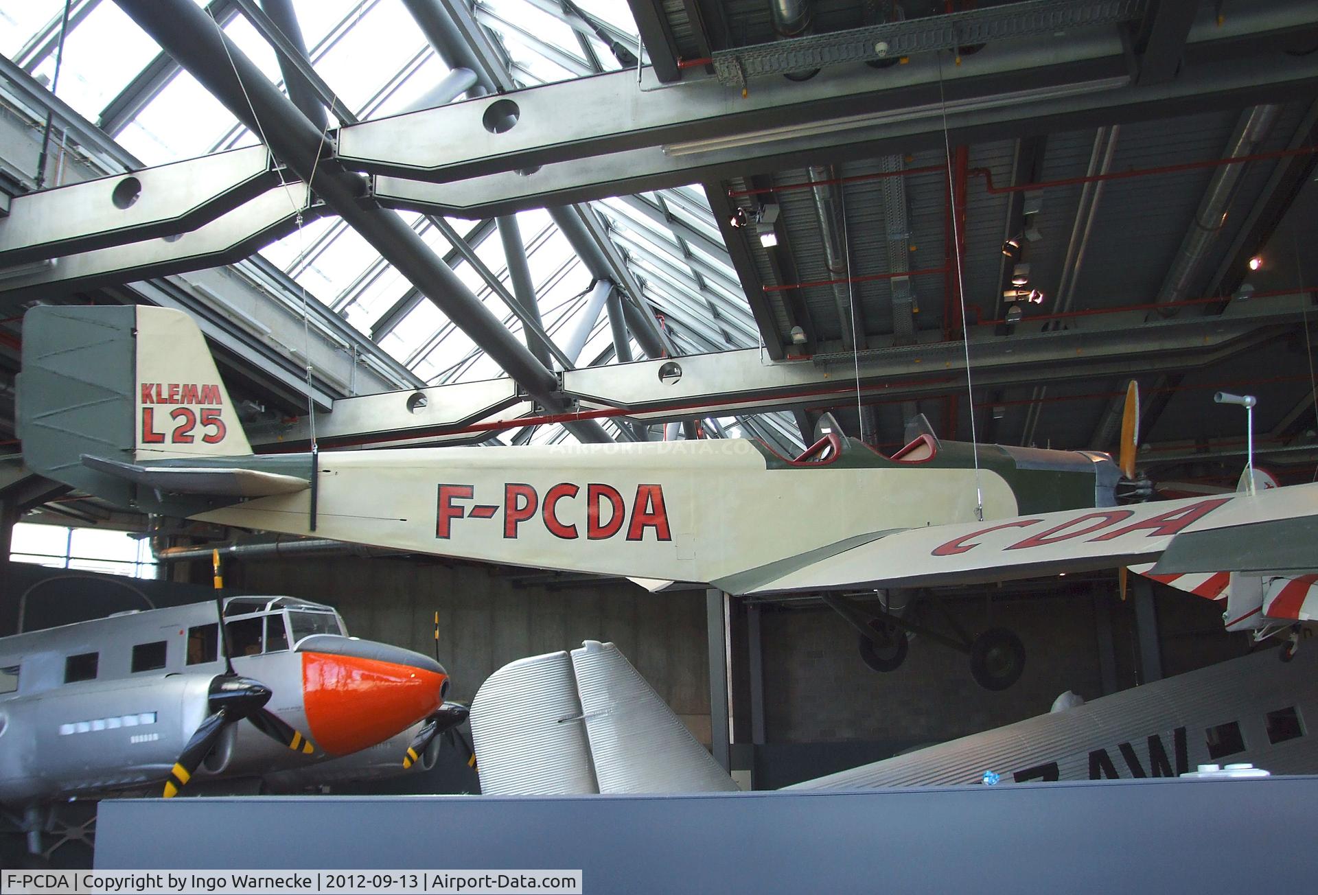 F-PCDA, Klemm L25B C/N 138, Klemm L 25B at the DTM (Deutsches Technikmuseum), Berlin