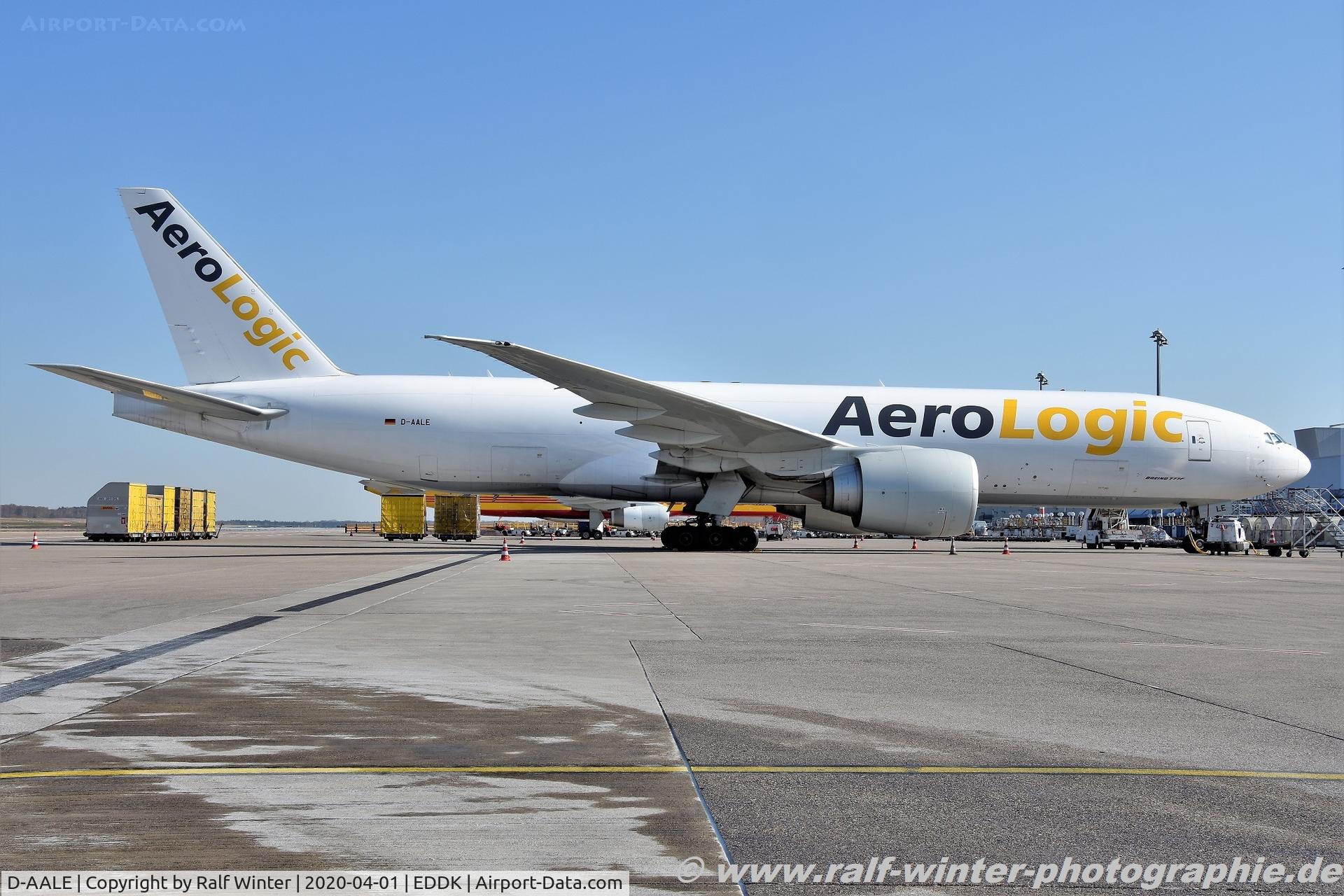 D-AALE, 2010 Boeing 777-FZN C/N 36198, Boeing 777-FZN - 3S BOX Aerologic - 36198 - D-AALE - 01.04.2020 - CGN