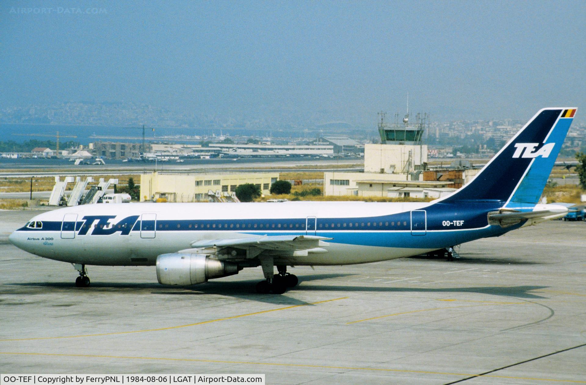 OO-TEF, 1973 Airbus A300B1 C/N 002, TEA A300