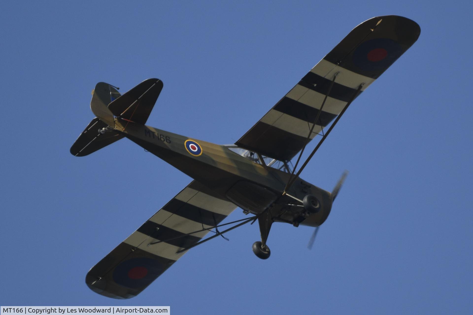MT166, 1951 Taylorcraft G Auster 4 C/N 735, Overflew Bilsthorpe Nature Reserve, Nottinghamshire