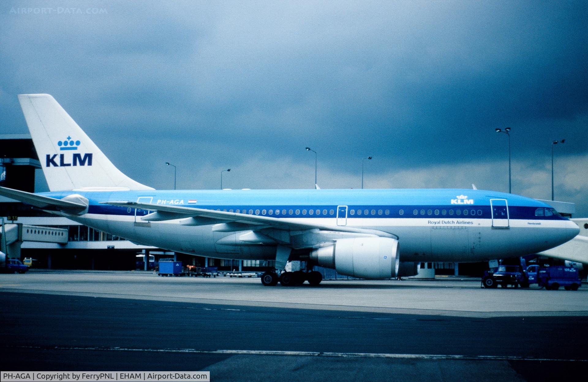 PH-AGA, 1983 Airbus A310-203 C/N 241, KLM A310