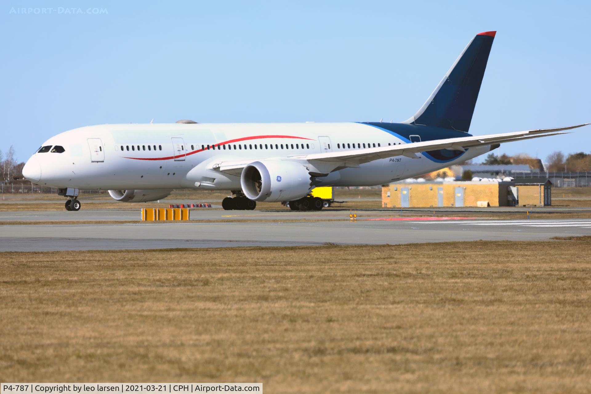P4-787, 2013 Boeing 787-8 Dreamliner C/N 35306, Copenhagen 21.3.2021