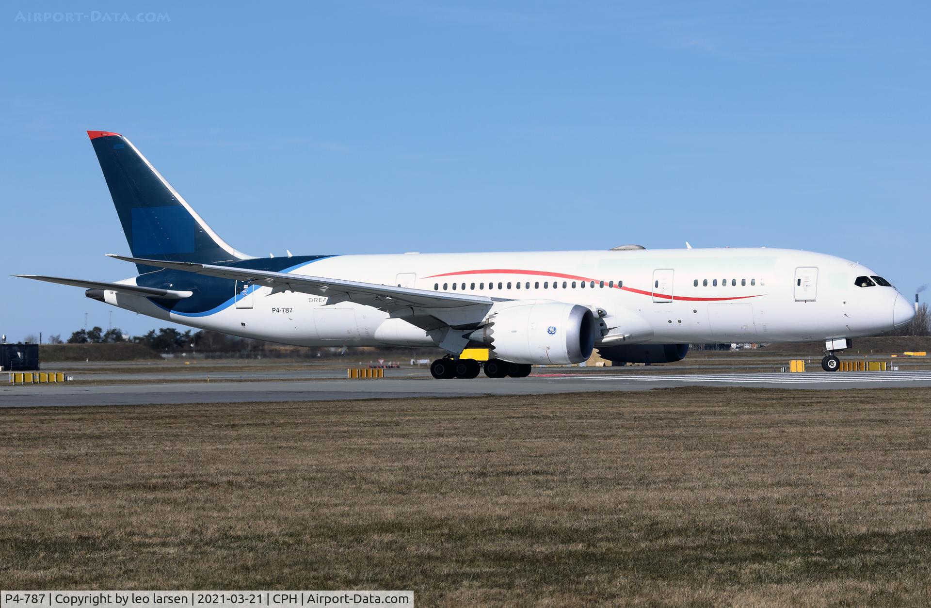 P4-787, 2013 Boeing 787-8 Dreamliner C/N 35306, Copenhagen 21.3.2021
