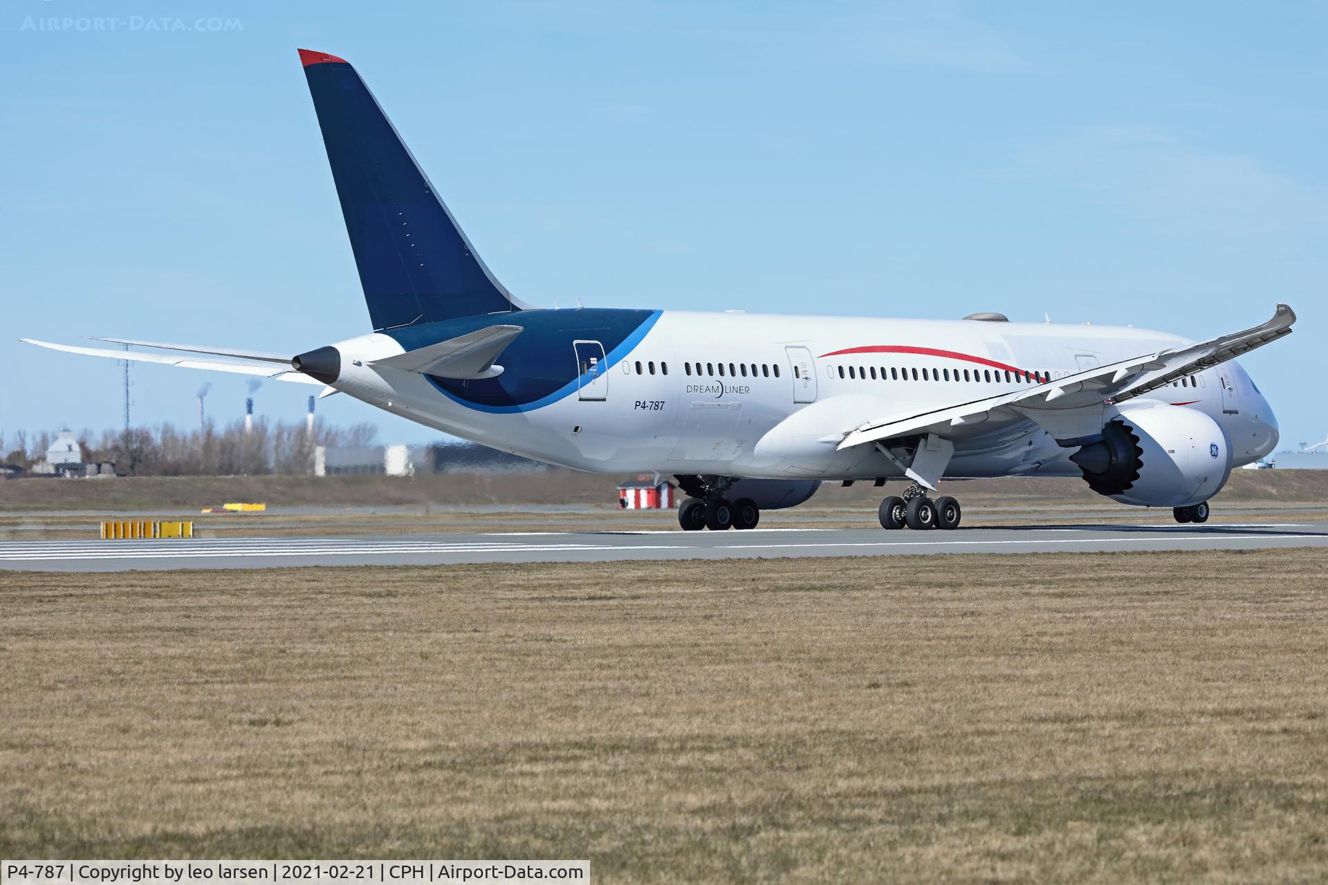 P4-787, 2013 Boeing 787-8 Dreamliner C/N 35306, Copenhagen 21.3.2021