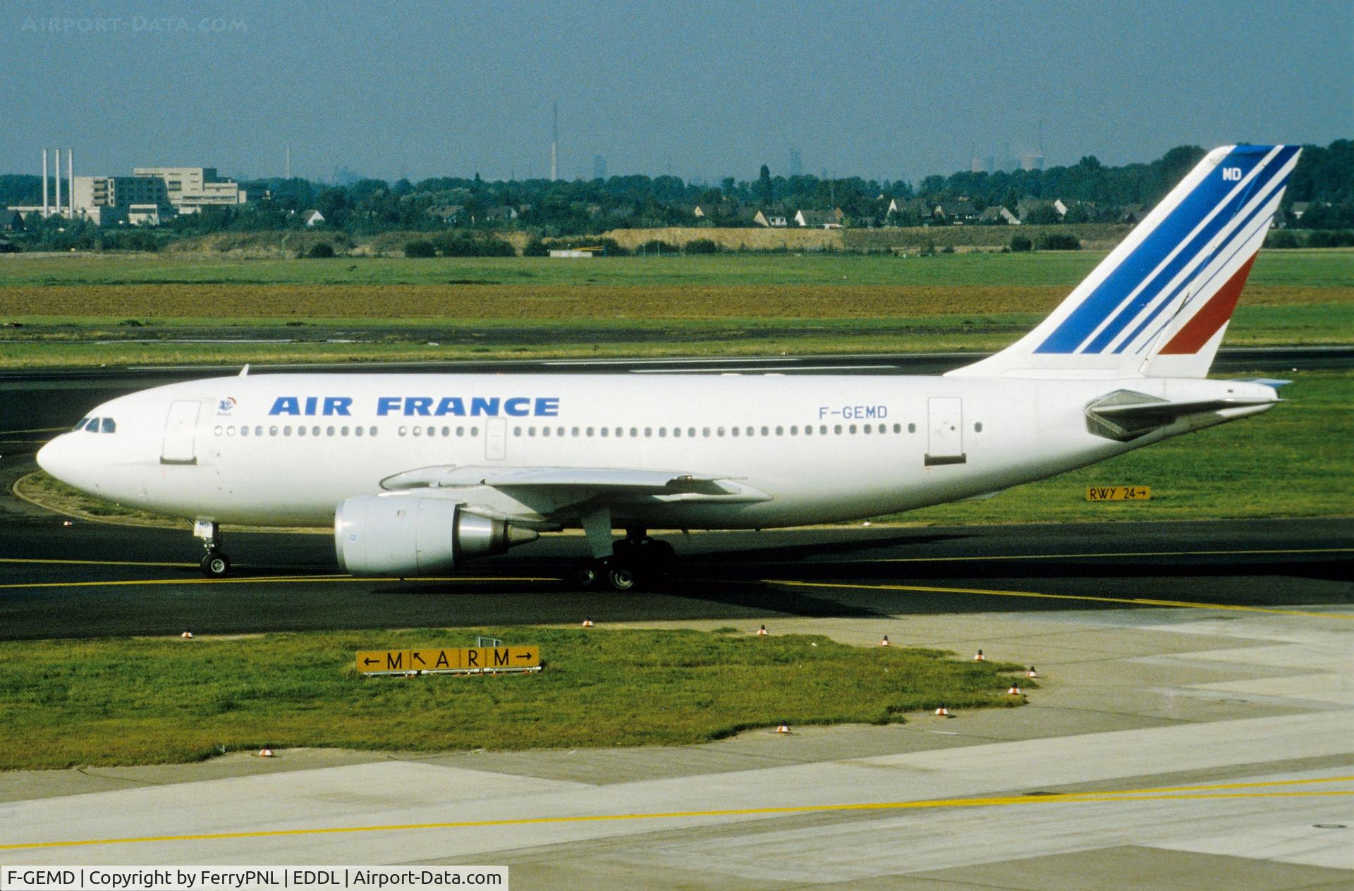 F-GEMD, 1984 Airbus A310-203 C/N 355, Air France A310 taxying for departure