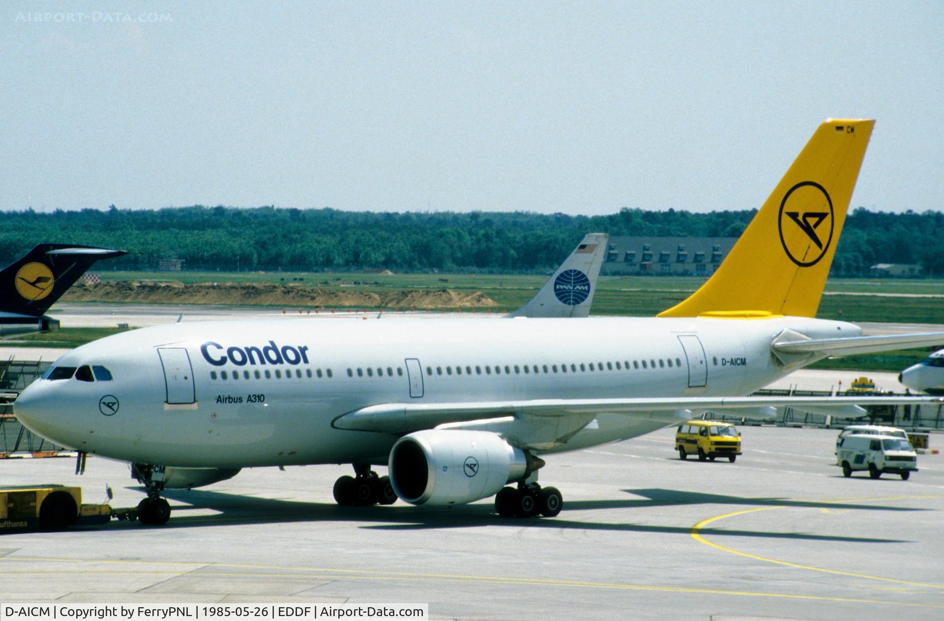 D-AICM, 1985 Airbus A310-203 C/N 356, Condor A310