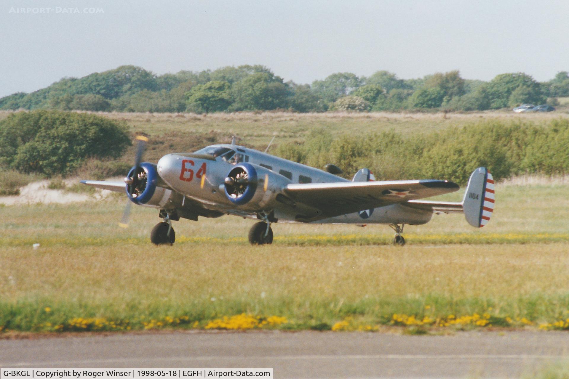 G-BKGL, 1952 Beech Expeditor 3TM C/N CA-164 (A-764), Visiting Expeditor In USAAC colour scheme and coded 64.