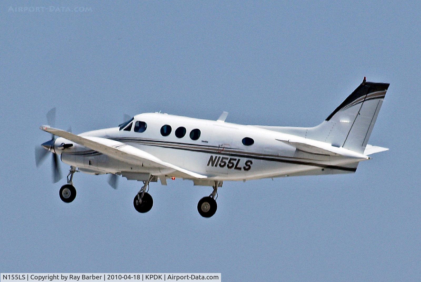N155LS, Beech E-90 King Air C/N LW-286, N155LS   Beech E-90 King Air [LW-286] Atlanta-Dekalb Peachtree~N 18/04/2010