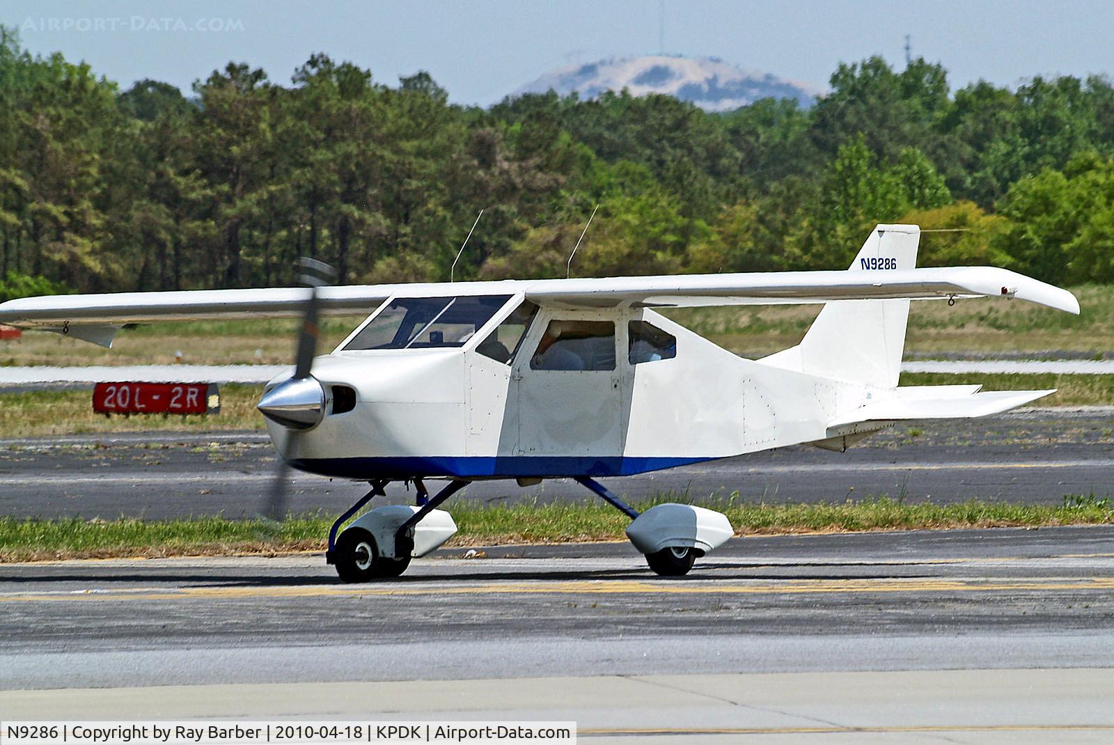 N9286, 1974 Ard BD-4F C/N 165, N9286   Bede BD-4 [165] Atlanta-Dekalb Peachtree~N 18/04/2010