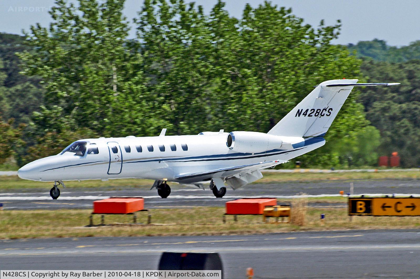 N428CS, 2007 Cessna 525B CitationJet CJ3 C/N 525B0165, N428CS   Cessna CitationJet CJ3 [525B-0165] (CitationAir) Atlanta-Dekalb Peachtree~N 18/04/2010