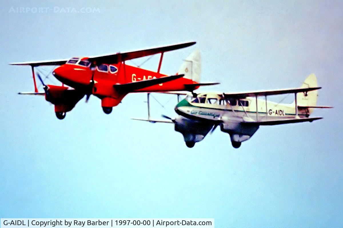 G-AIDL, 1946 De Havilland DH-89A Dominie/Dragon Rapide 6 C/N 6968, G-AIDL   De Havilland DH.89A Dragon Rapide [6968] (Air Atlantique) (Place & Date unknown)~G  @ 1997