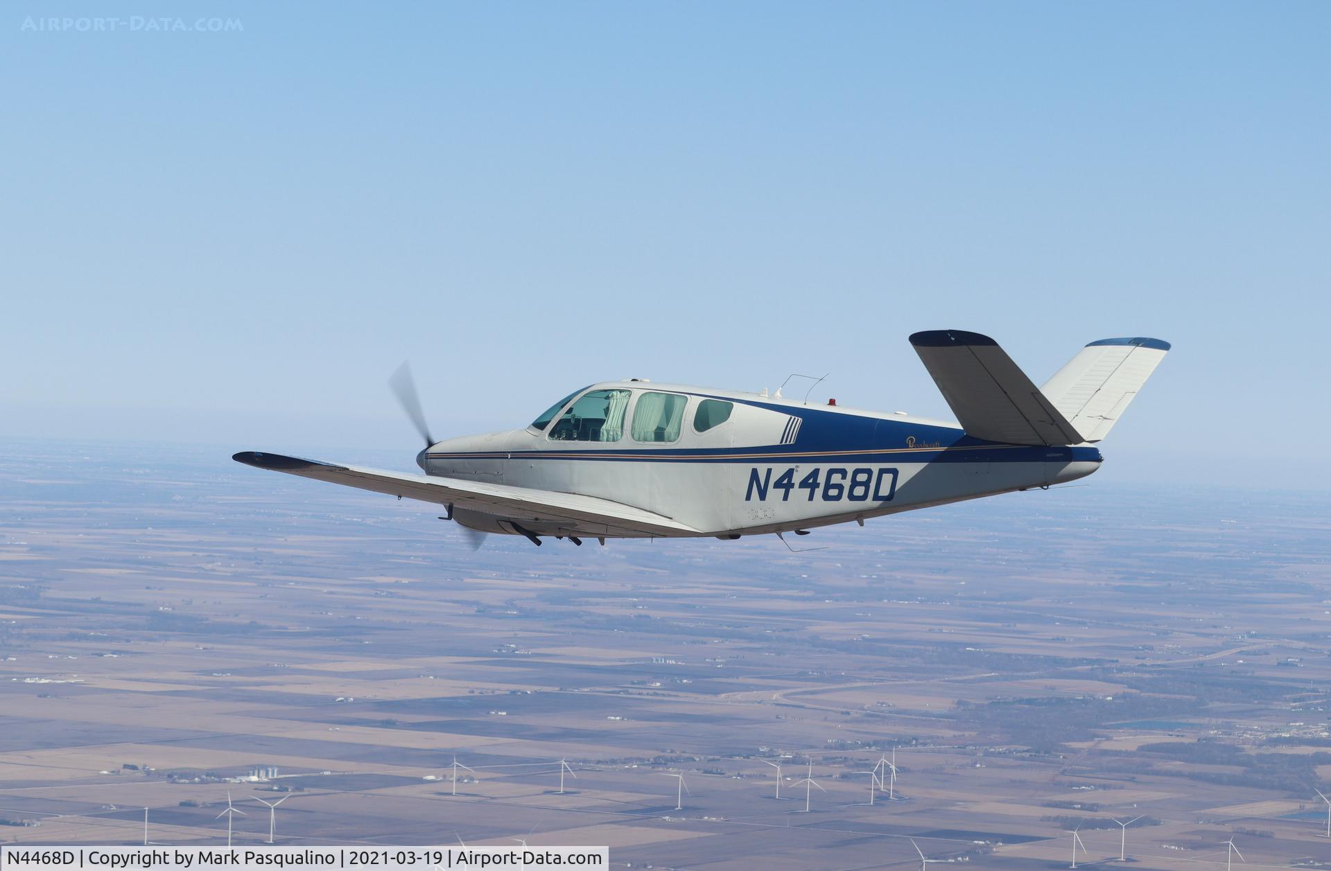 N4468D, 1956 Beech G35 Bonanza C/N D-4582, Beech G35