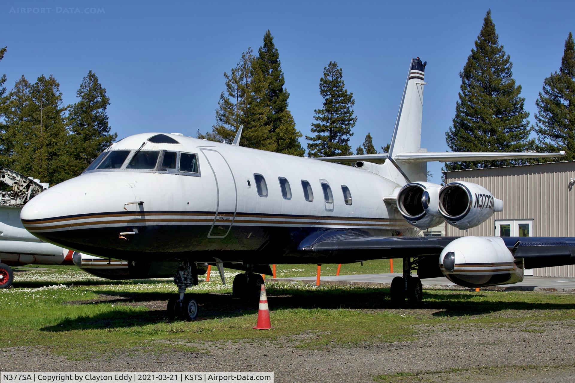 N377SA, 1978 Lockheed L-1329-25 Jetstar II C/N 5229, Pacific Coast Air Museum Charles M. Schulz Sonoma County Airport 2021.