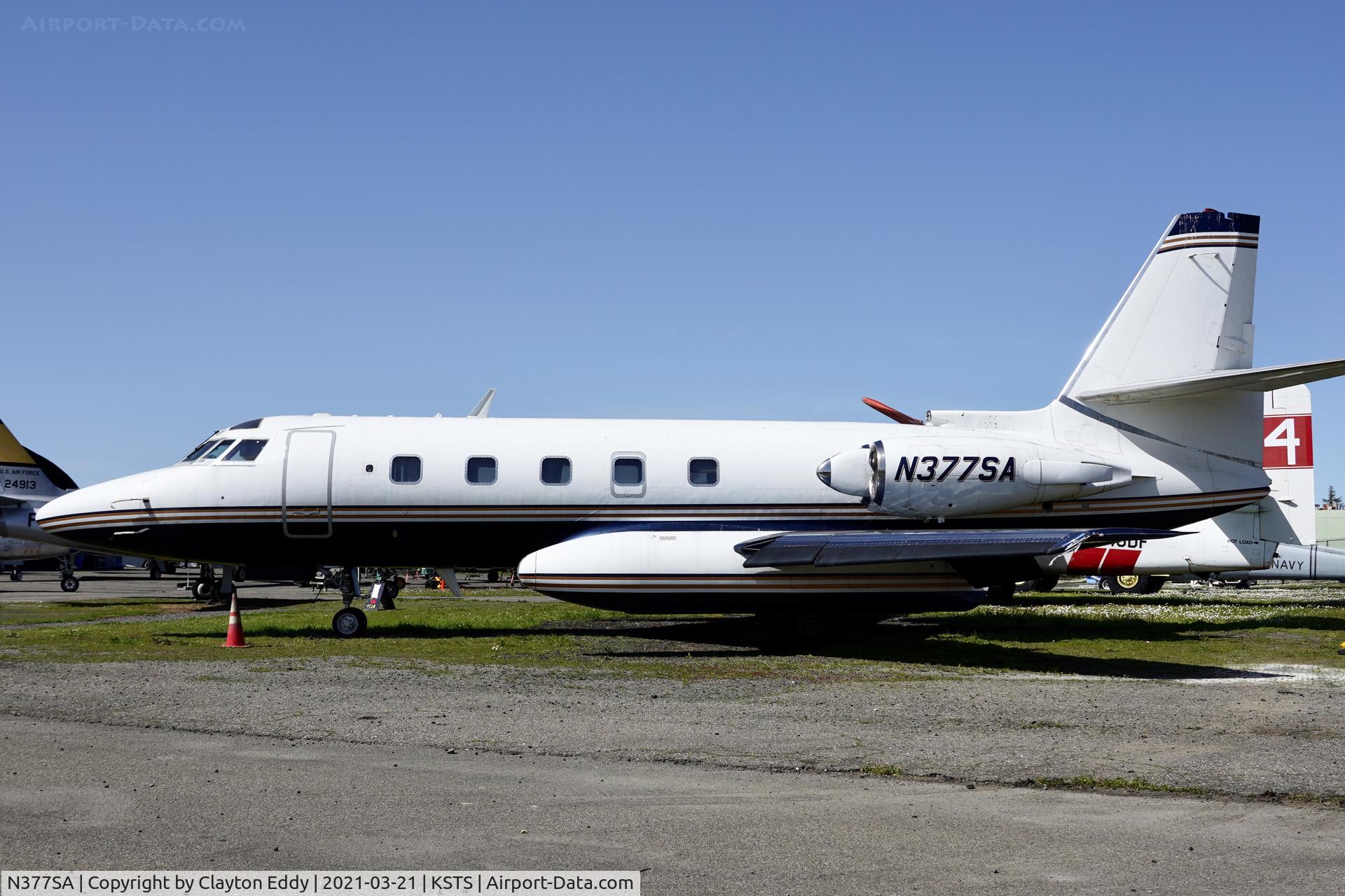 N377SA, 1978 Lockheed L-1329-25 Jetstar II C/N 5229, Pacific Coast Air Museum Charles M. Schulz Sonoma County Airport 2021.