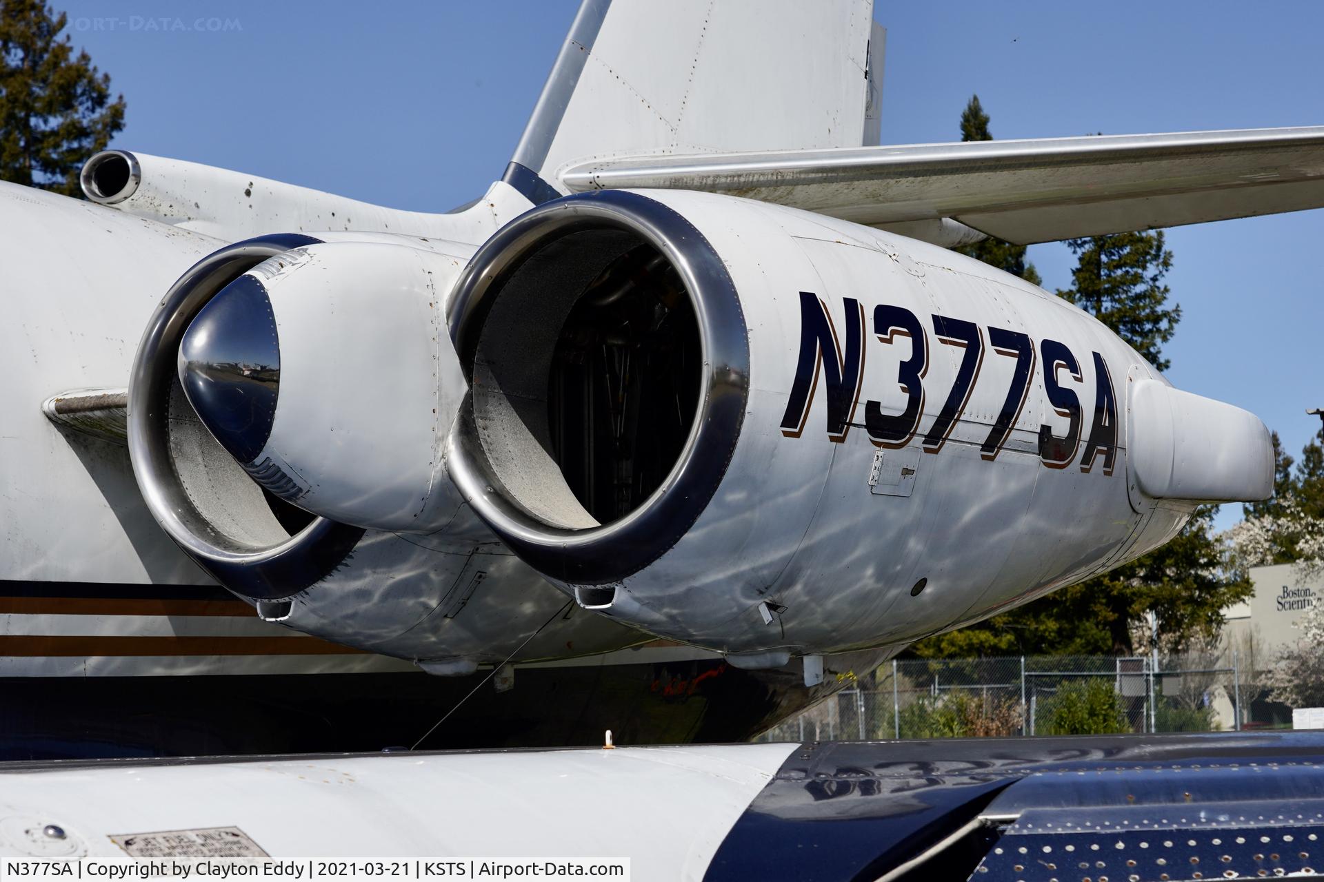 N377SA, 1978 Lockheed L-1329-25 Jetstar II C/N 5229, Pacific Coast Air Museum Charles M. Schulz Sonoma County Airport 2021.