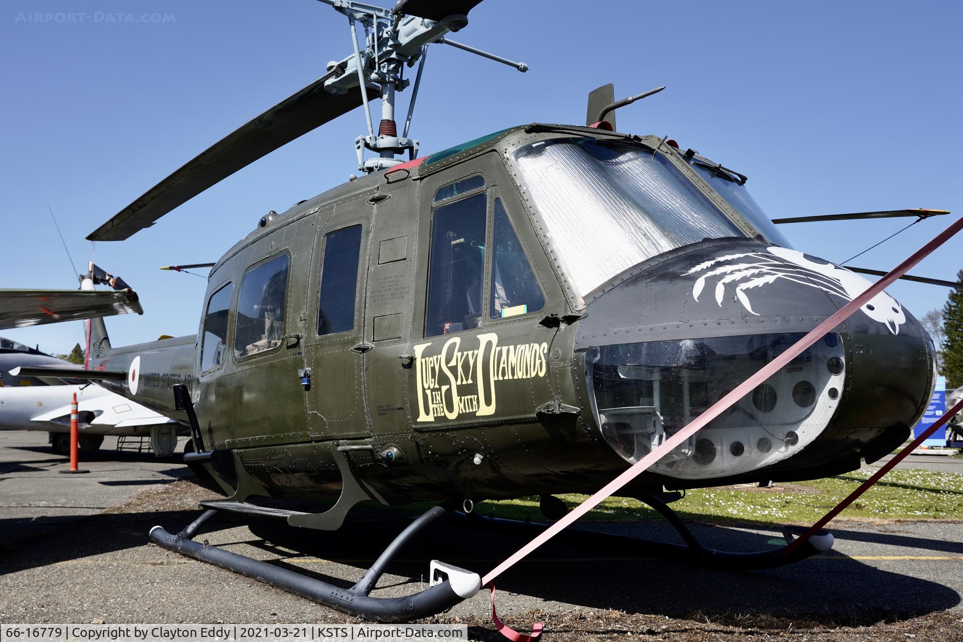 66-16779, 1966 Bell UH-1H Iroquois C/N 8973, Pacific Coast Air Museum Charles M. Schulz Sonoma Count Airport 2021.