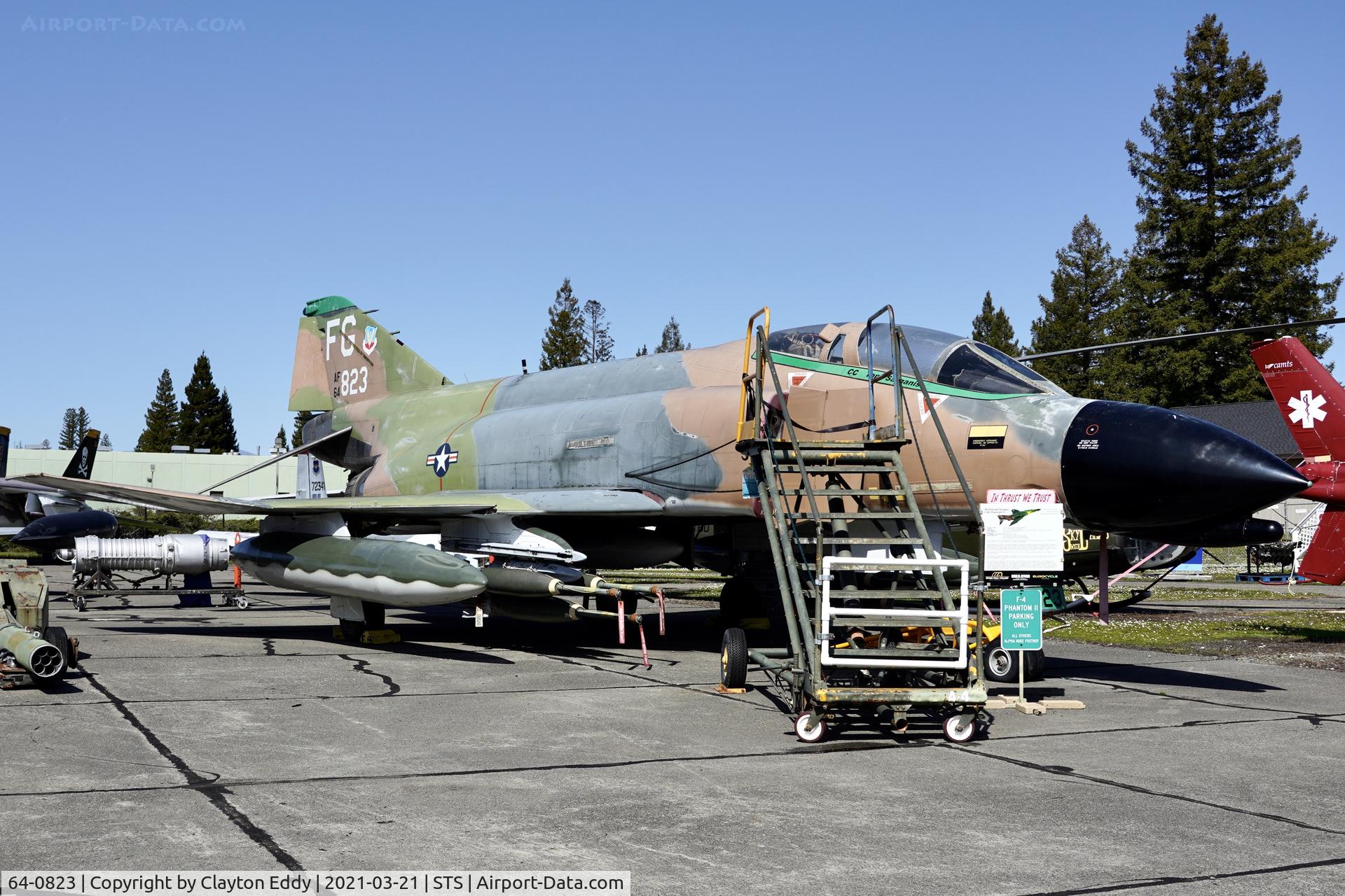 64-0823, 1964 McDonnell F-4C Phantom II C/N 1157, Pacific Coast Air Museum Charles H. Schulz Sonoma County Airport 2021.