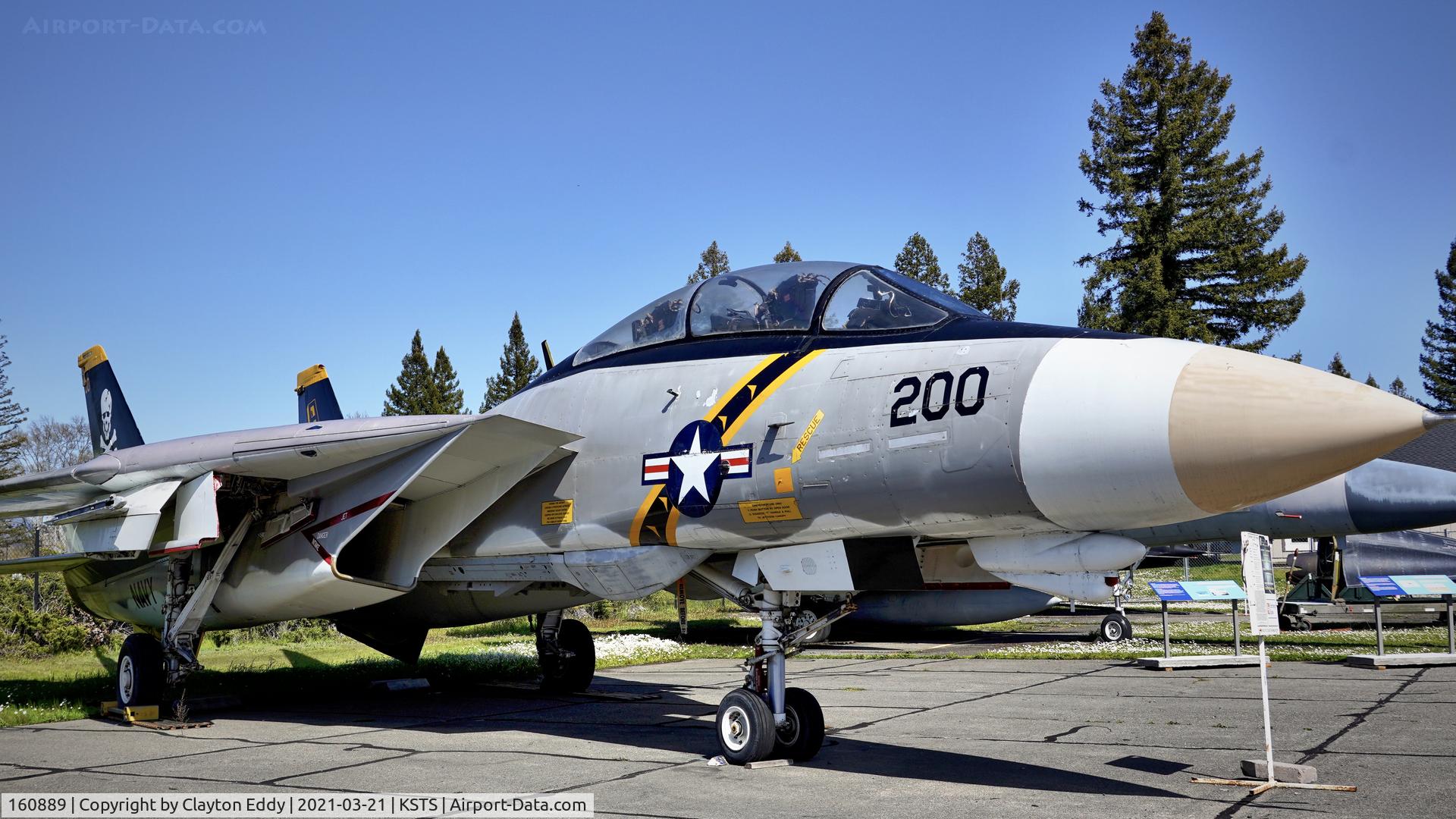 160889, Grumman F-14A Tomcat C/N 318, Pacific Coast Air Museum Charles M. Schulz Sonoma County Airport 2021.